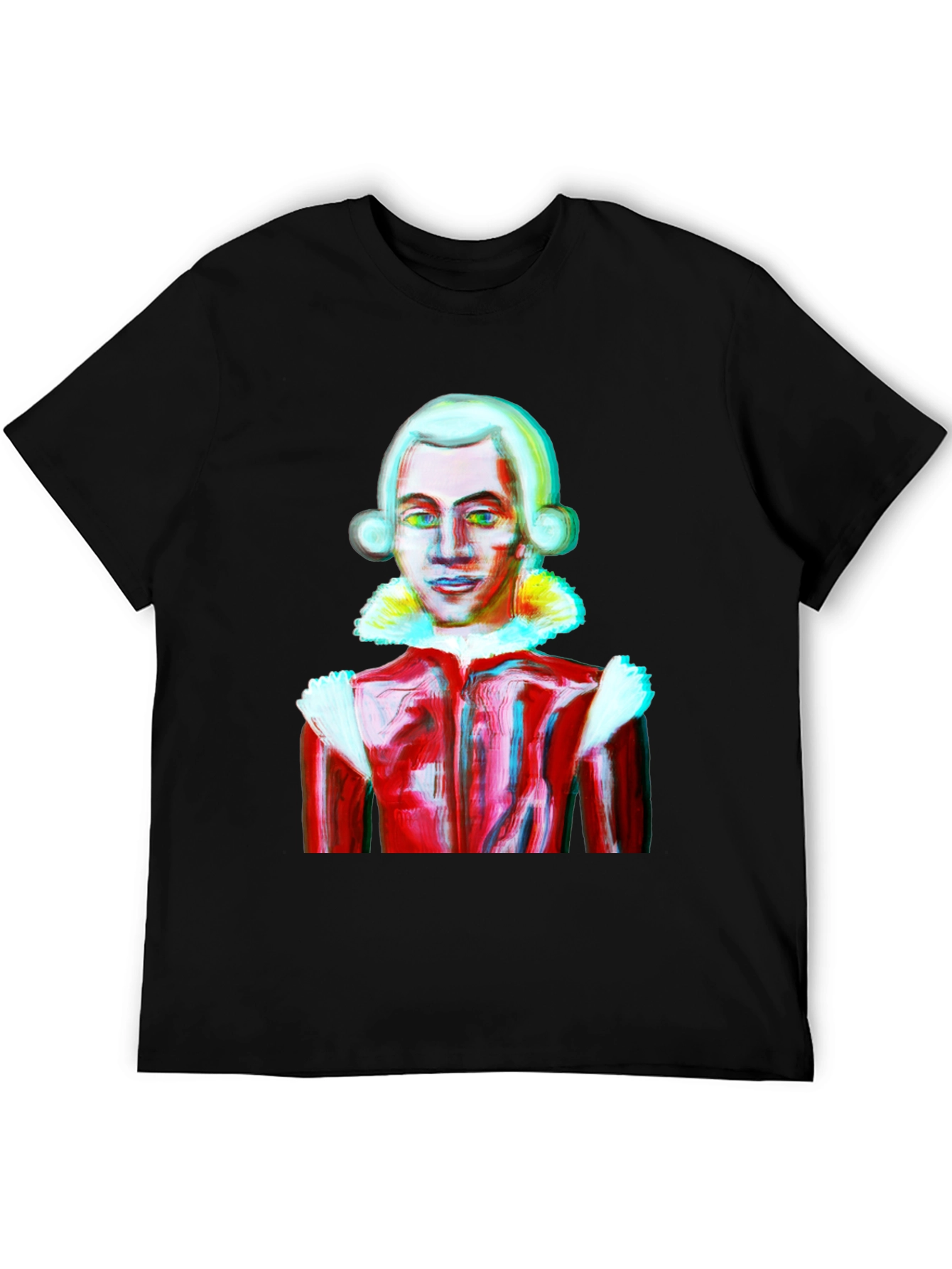 Mozart Style Graphic Tee - Artistic T-Shirt
