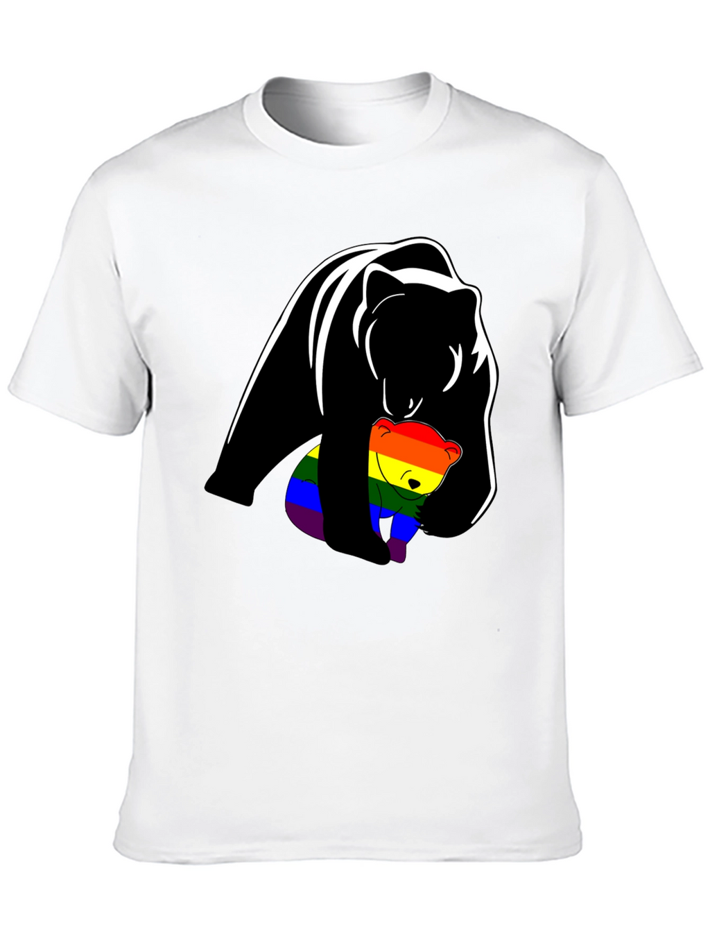 Bear Hug Pride T-Shirt - Soft Cotton Tee