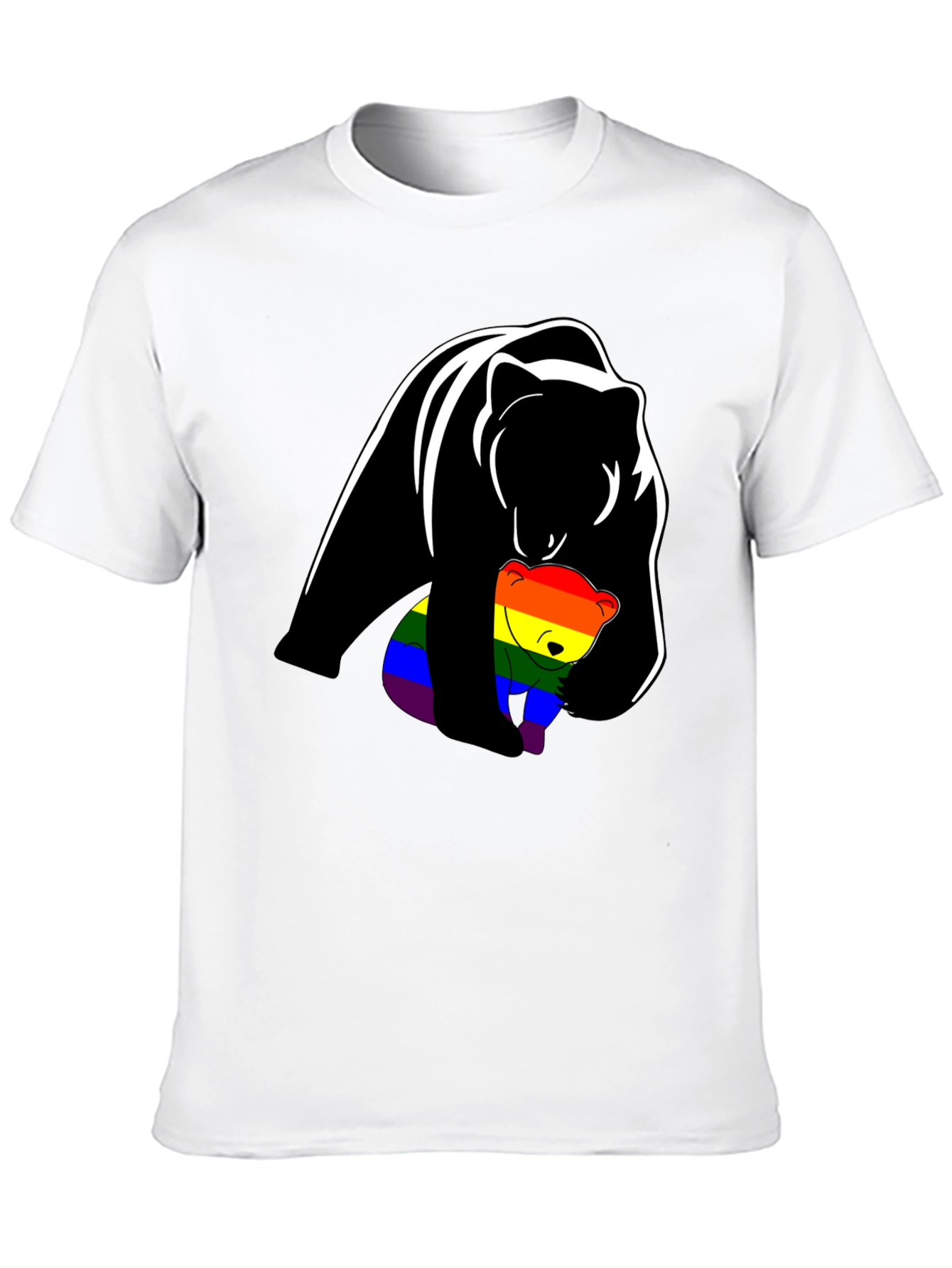 Bear Hug Pride T-Shirt - Soft Cotton Tee