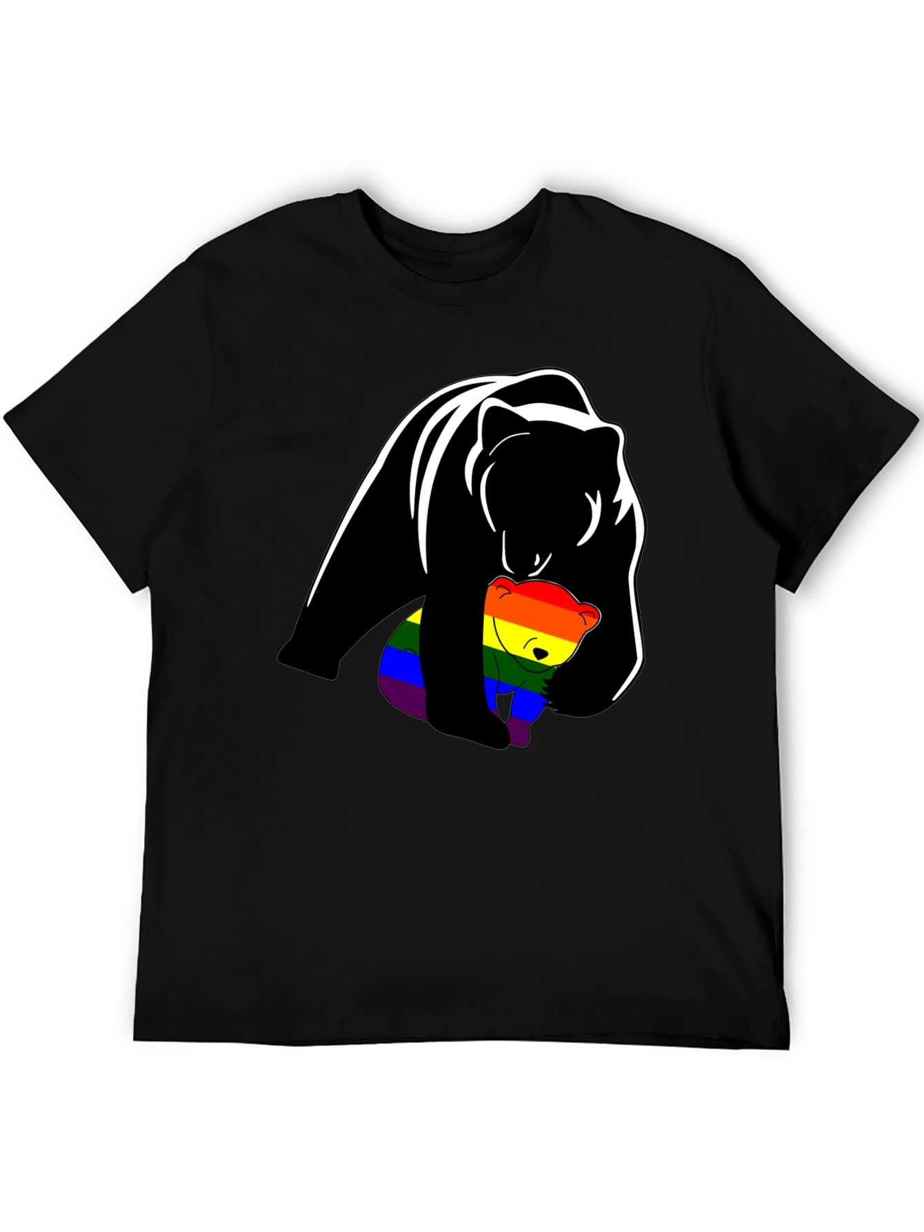 Bear Hug Pride T-Shirt - Soft Cotton Tee