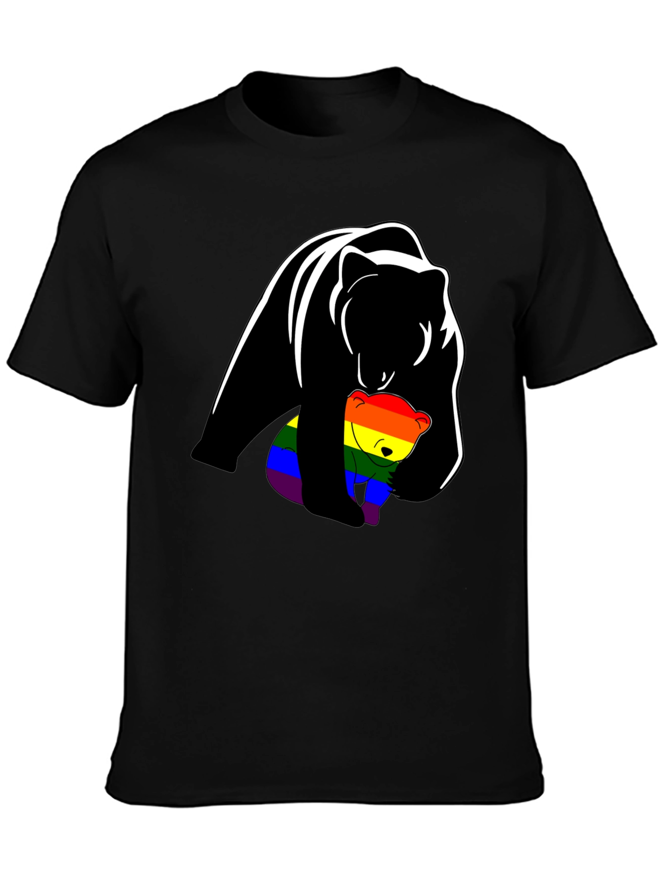 Bear Hug Pride T-Shirt - Soft Cotton Tee