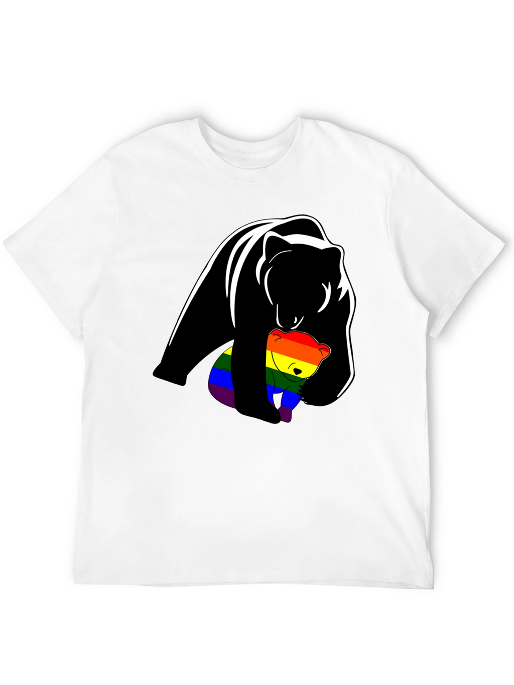 Bear Hug Pride T-Shirt - Soft Cotton Tee