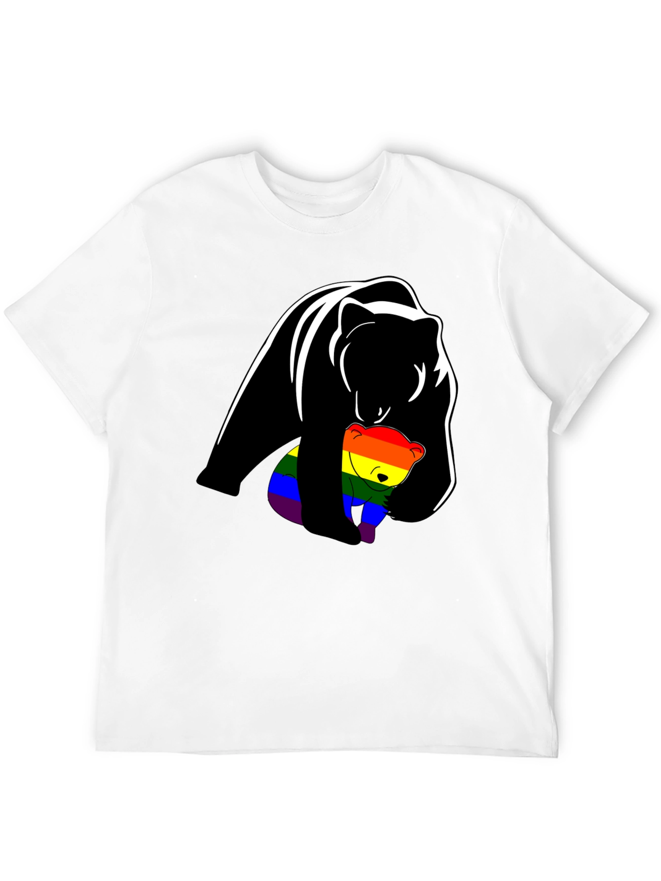 Bear Hug Pride T-Shirt - Soft Cotton Tee