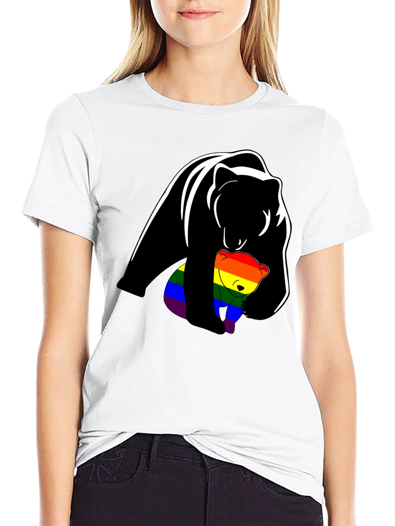 Bear Hug Pride T-Shirt - Soft Cotton Tee
