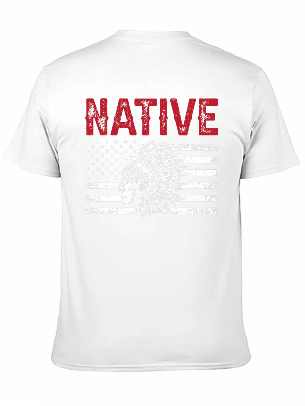 Native American Flag Graphic T-Shirt