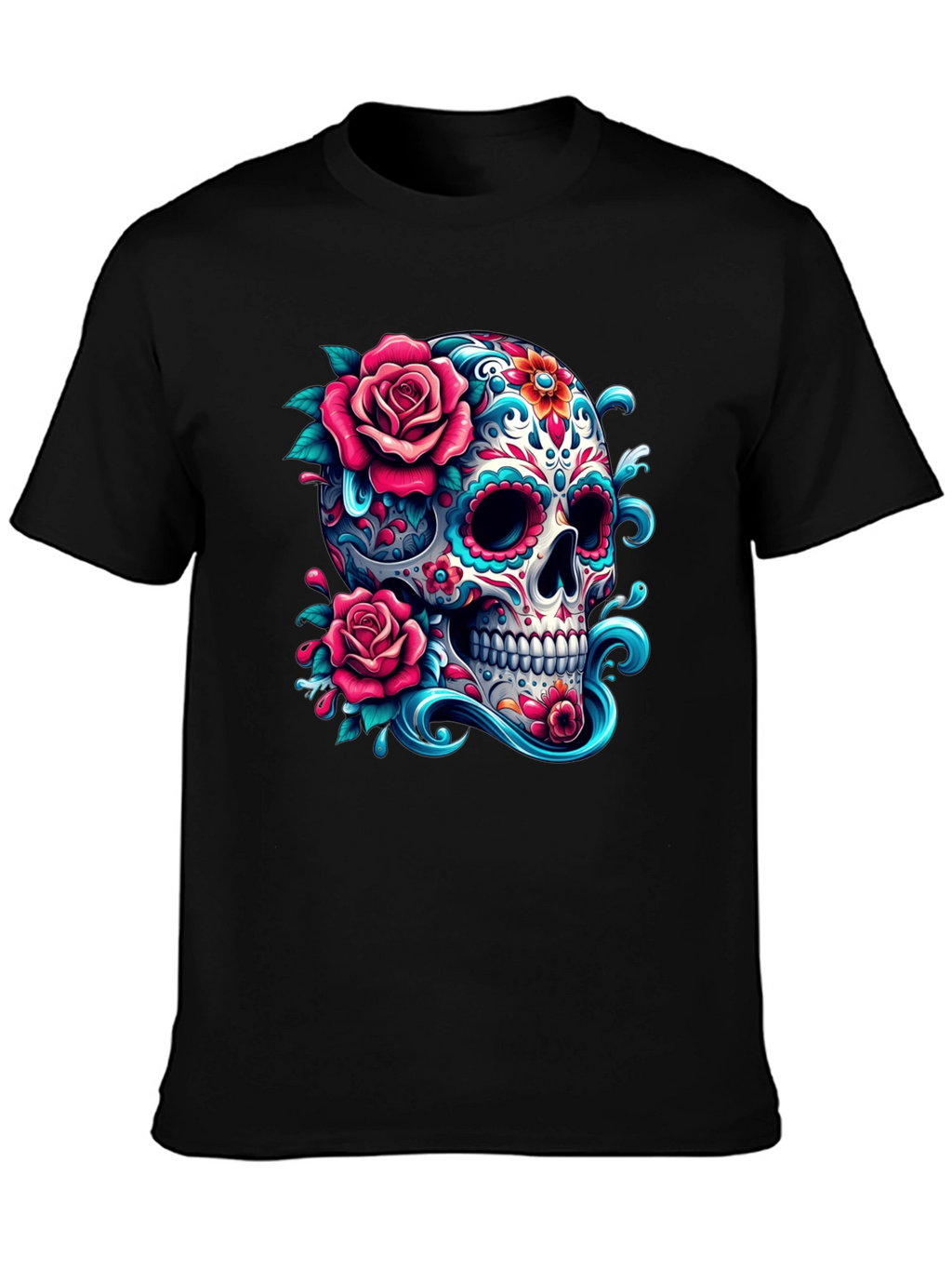Sugar Skull Rose T-Shirt