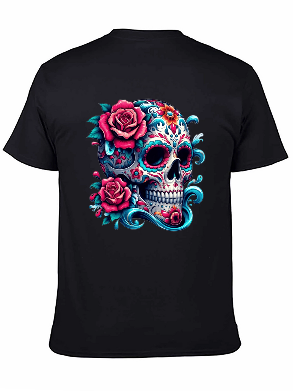 Sugar Skull Rose T-Shirt