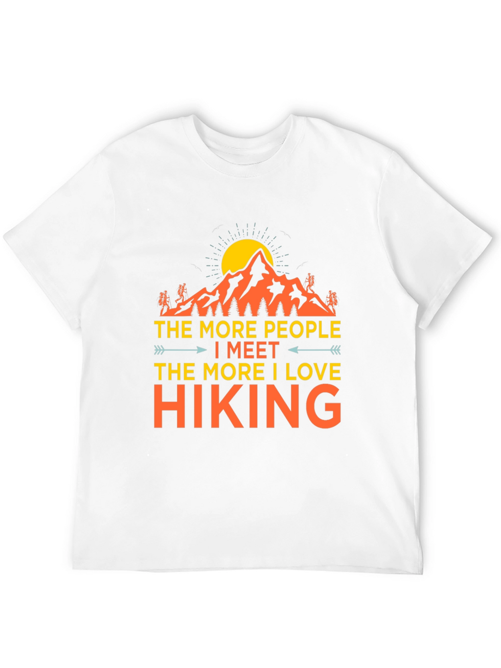 Hiking Love Graphic Tee - Black