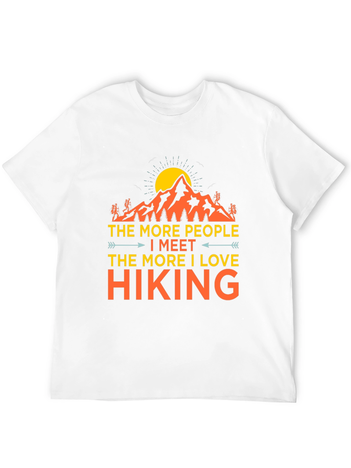 Hiking Love Graphic Tee - Black