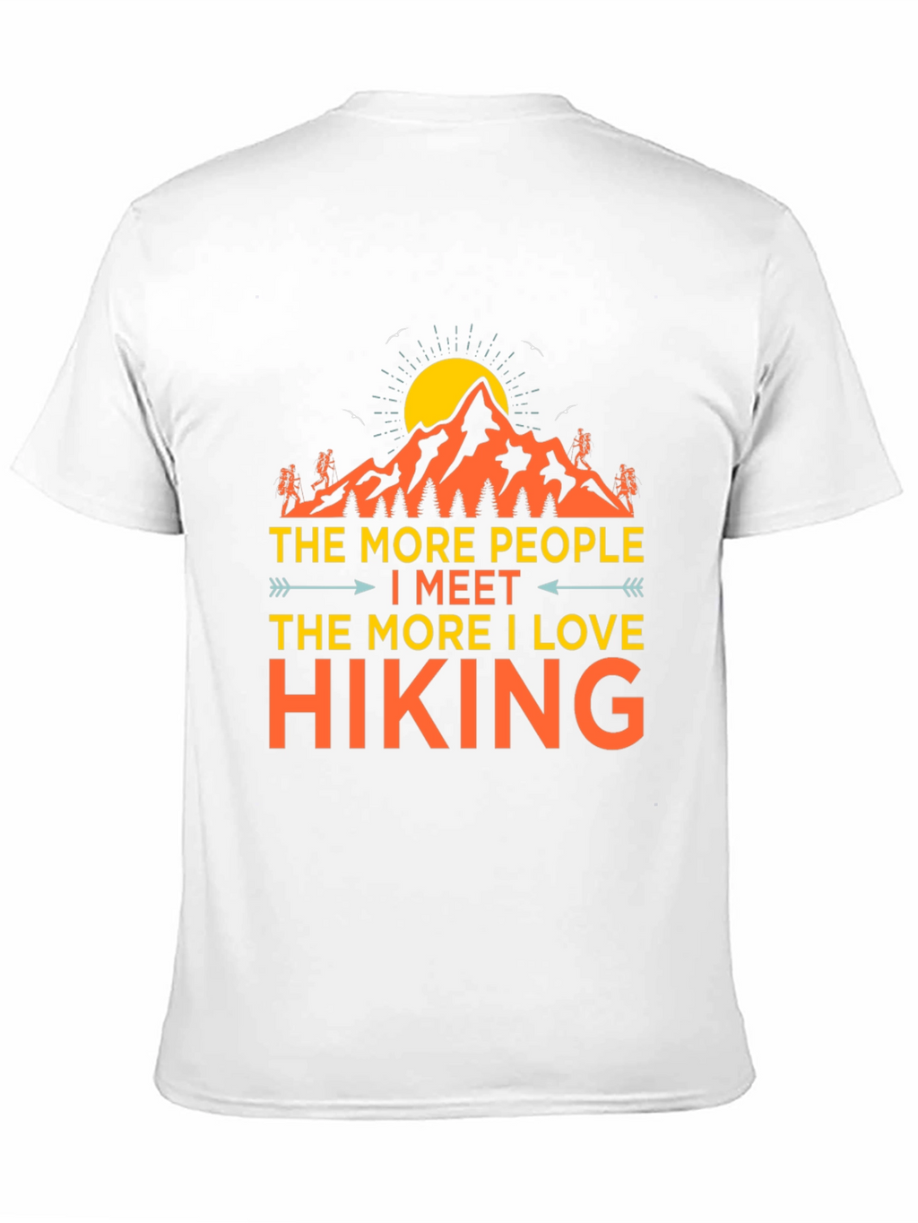 Hiking Love Graphic Tee - Black