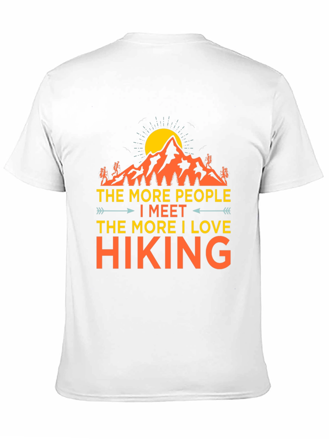 Hiking Love Graphic Tee - Black