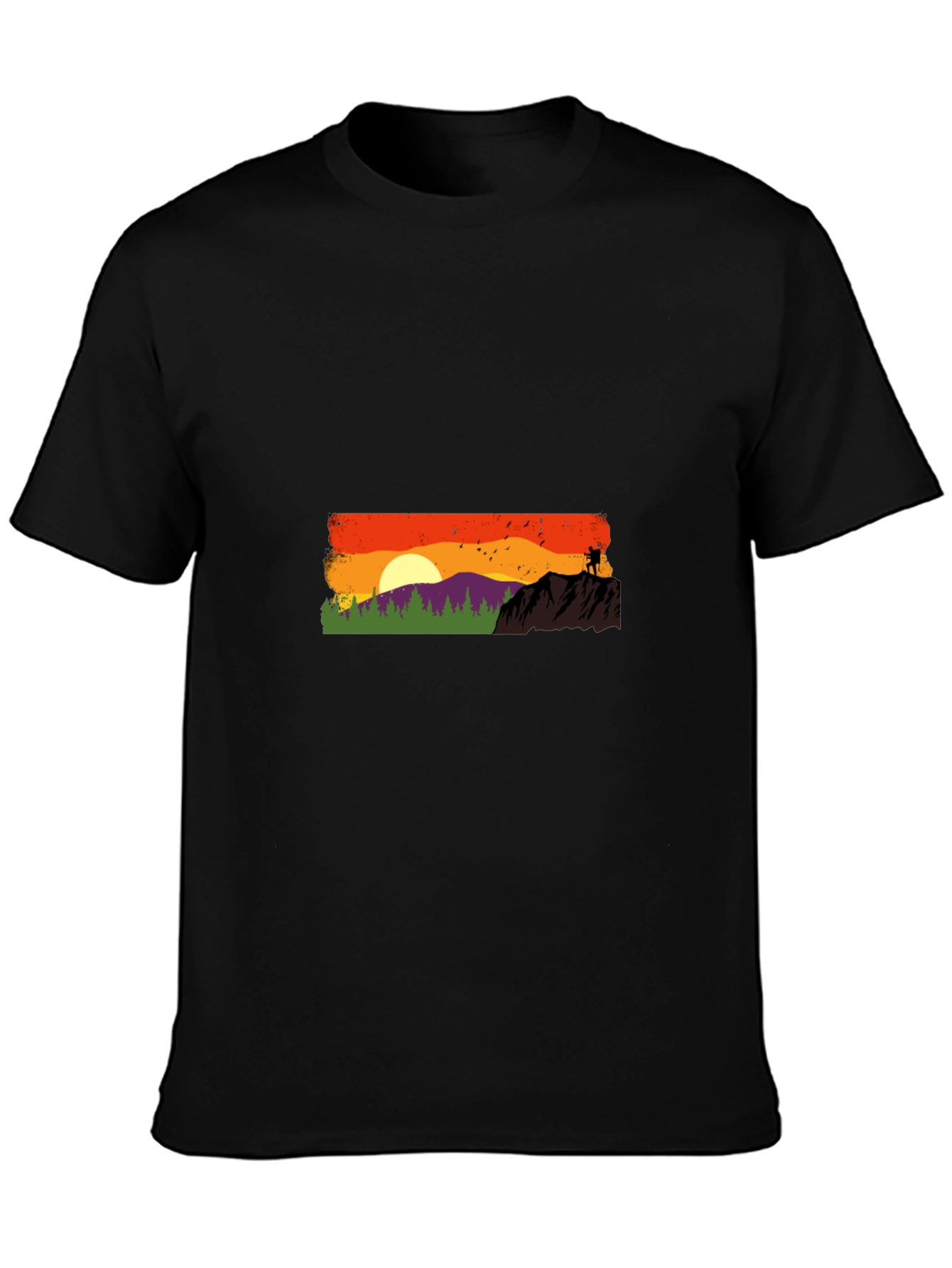 Sunset Hike Graphic Tee - Adventure Awaits!