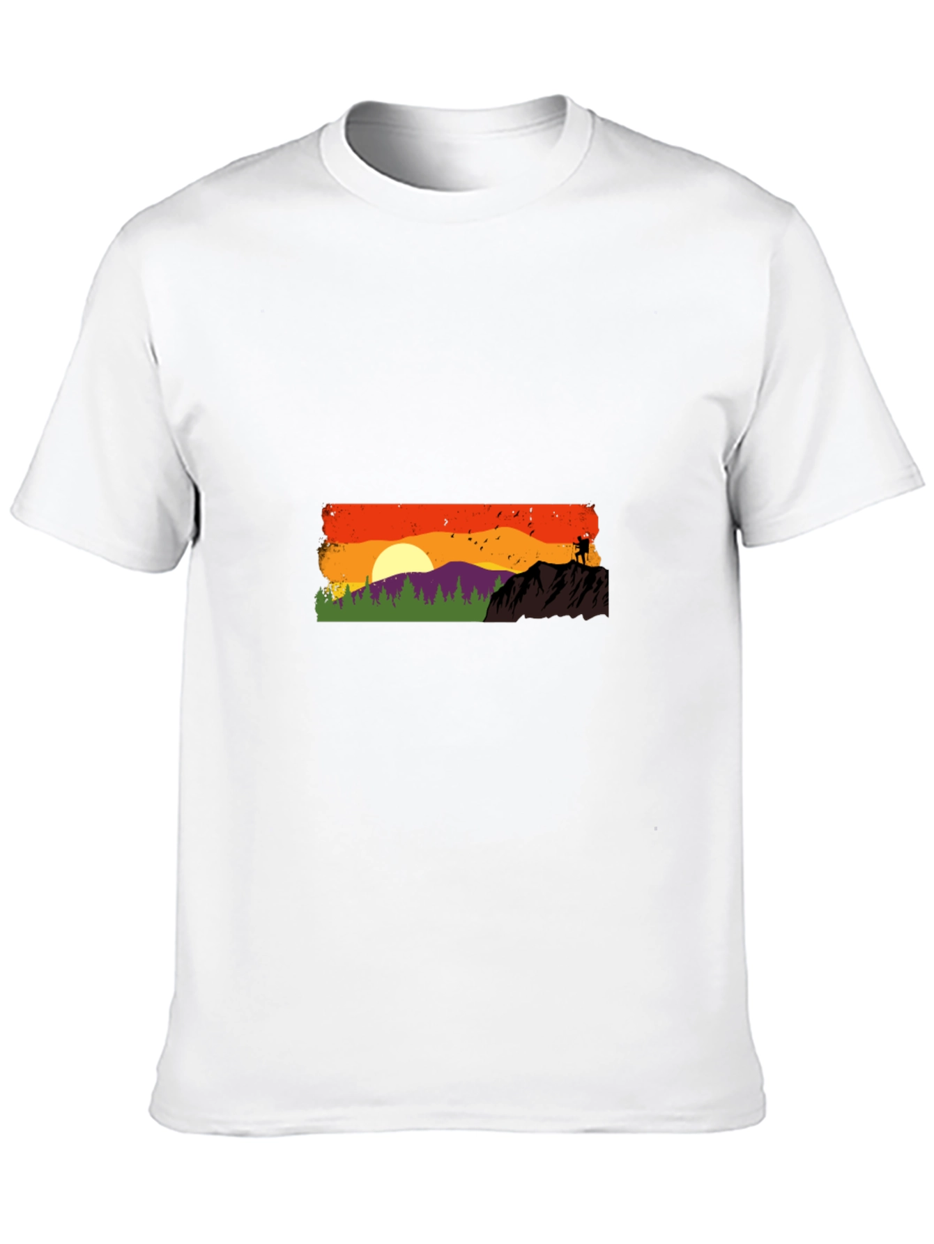 Sunset Hike Graphic Tee - Adventure Awaits!