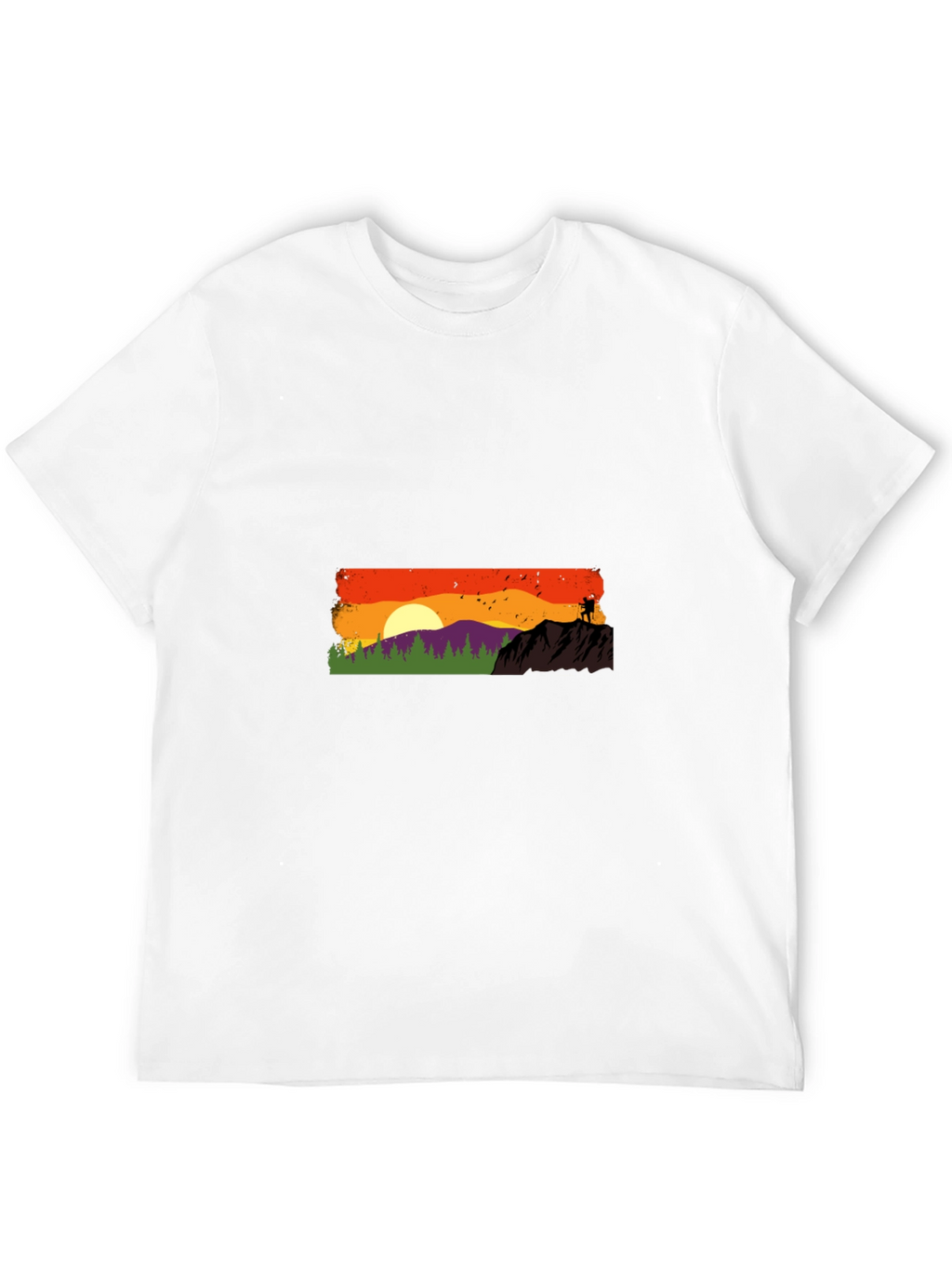 Sunset Hike Graphic Tee - Adventure Awaits!
