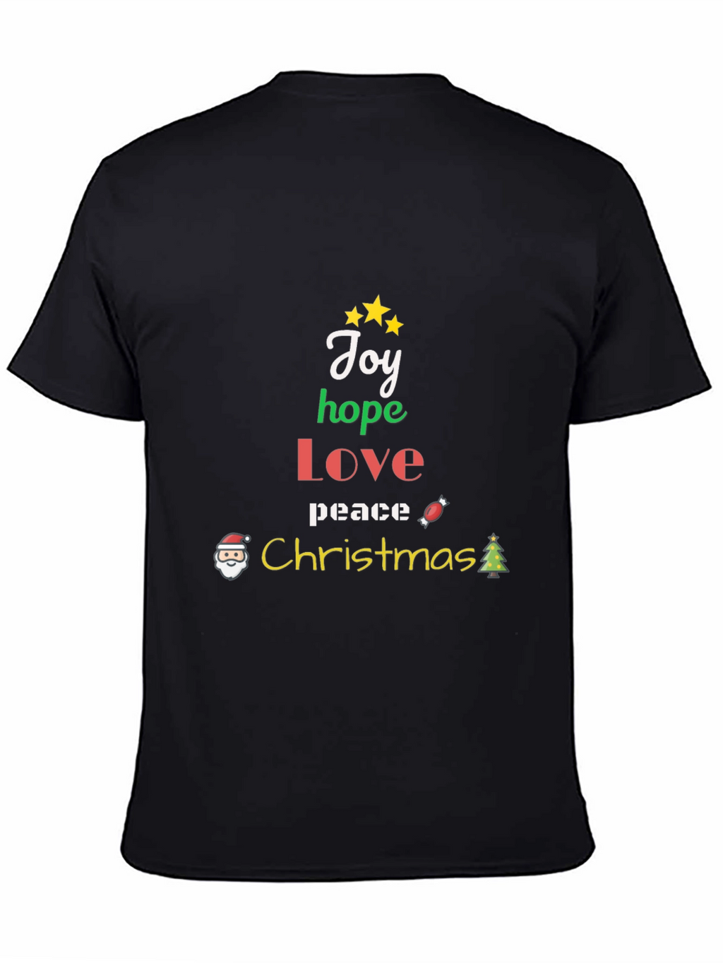 Christmas Joy Hope Love Peace Graphic T-Shirt