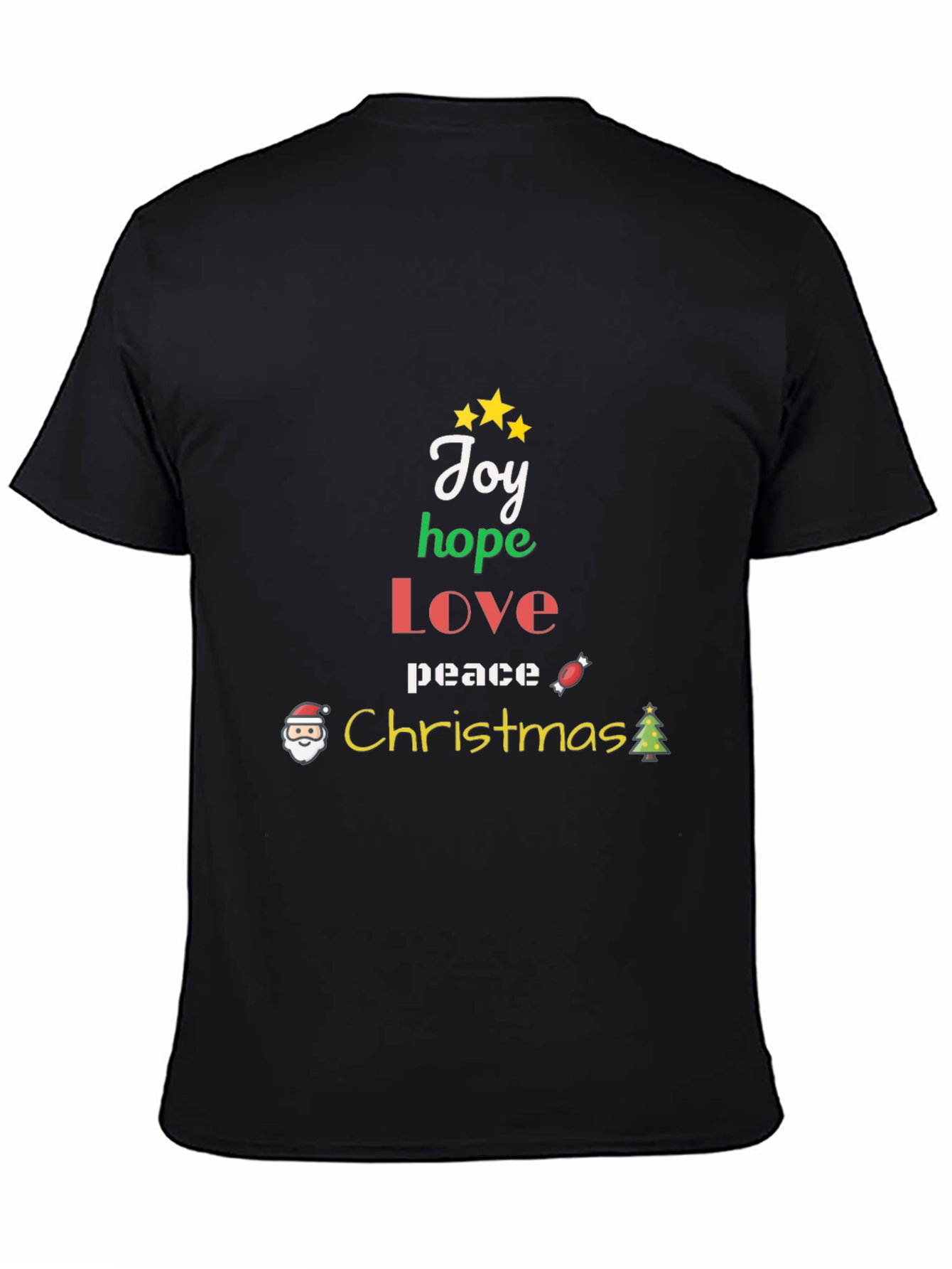 Christmas Joy Hope Love Peace Graphic T-Shirt