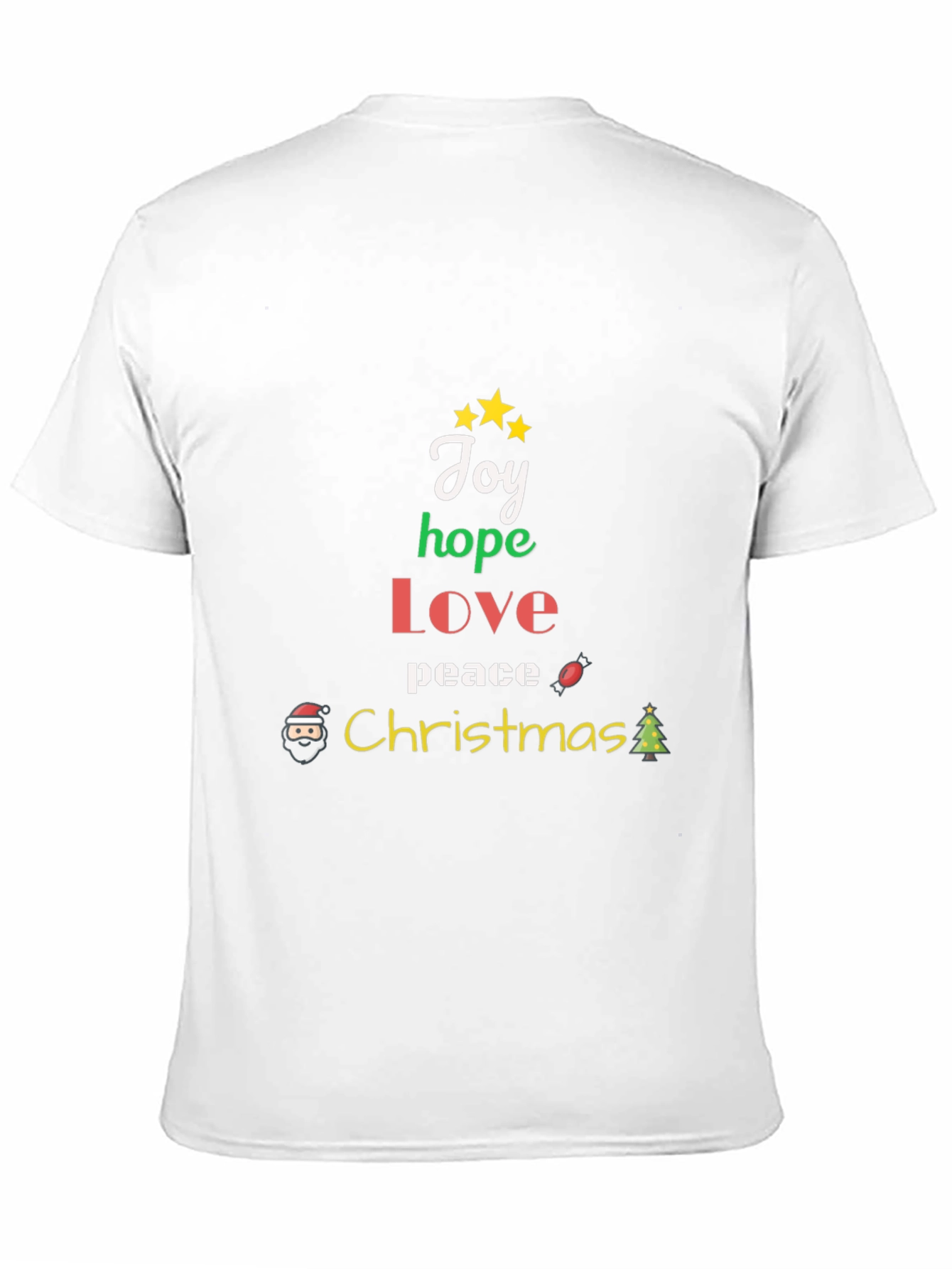 Christmas Joy Hope Love Peace Graphic T-Shirt