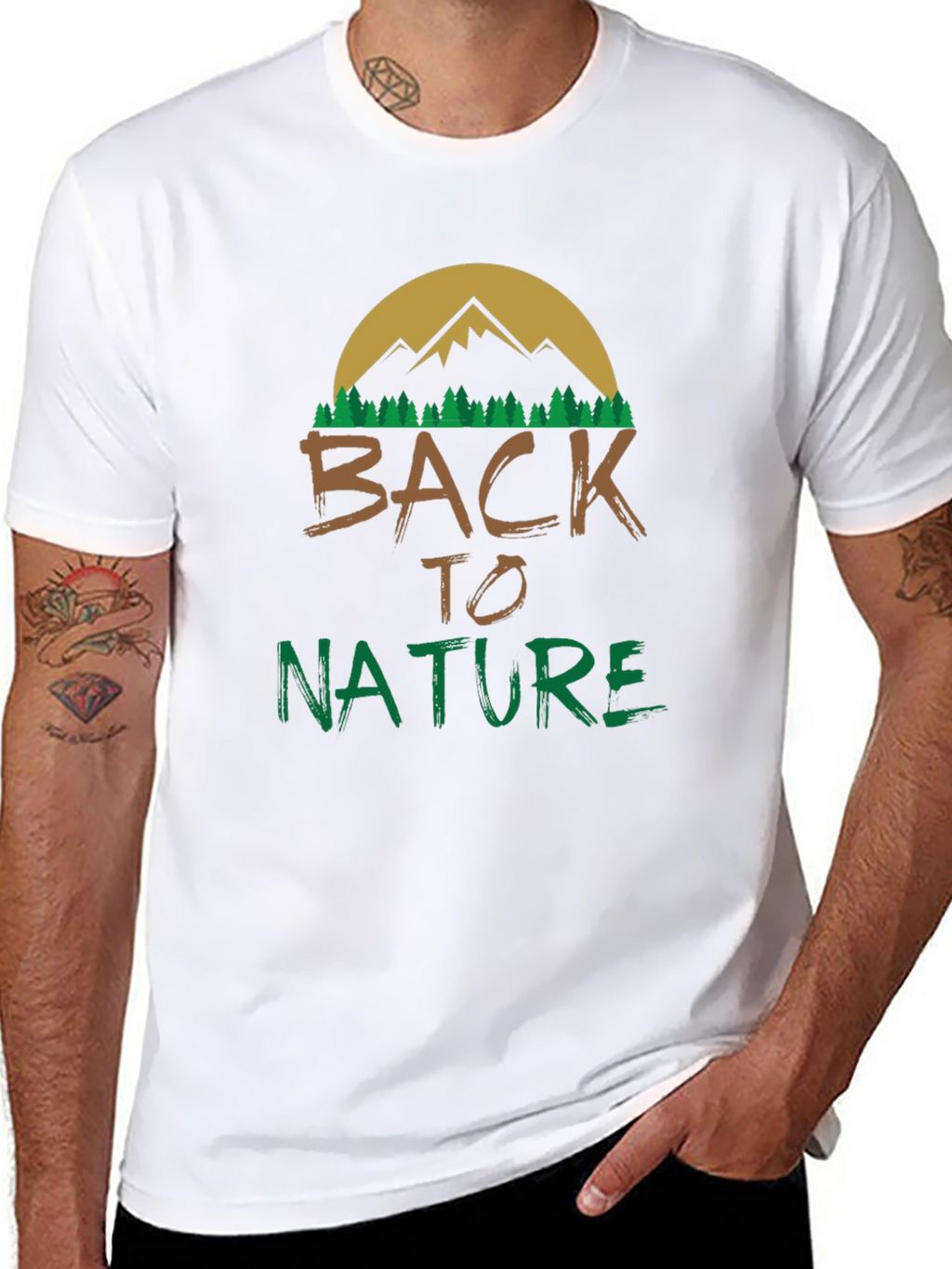 Back to Nature Graphic T-Shirt