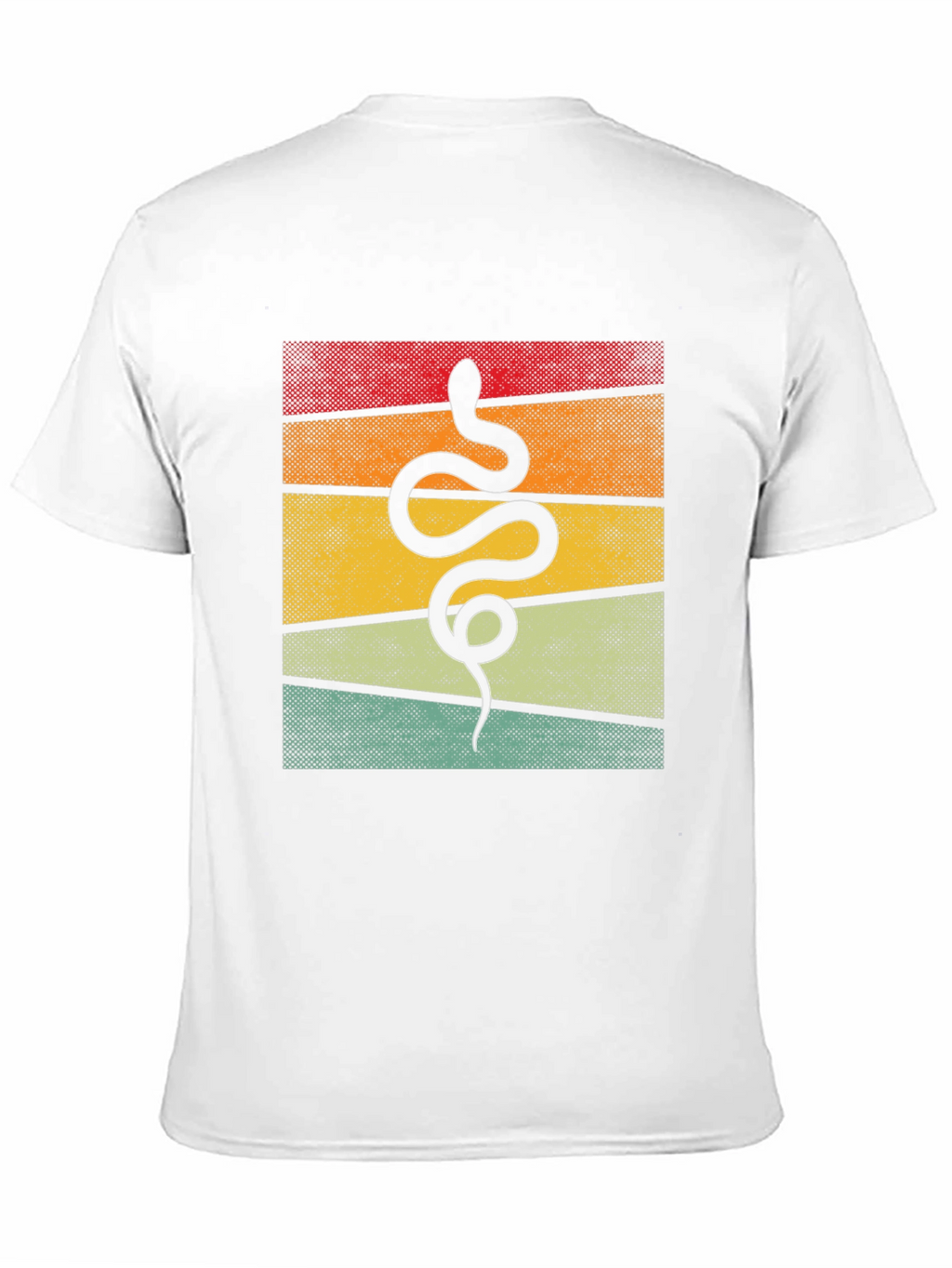 Retro Snake Graphic Tee - Unique Animal Design
