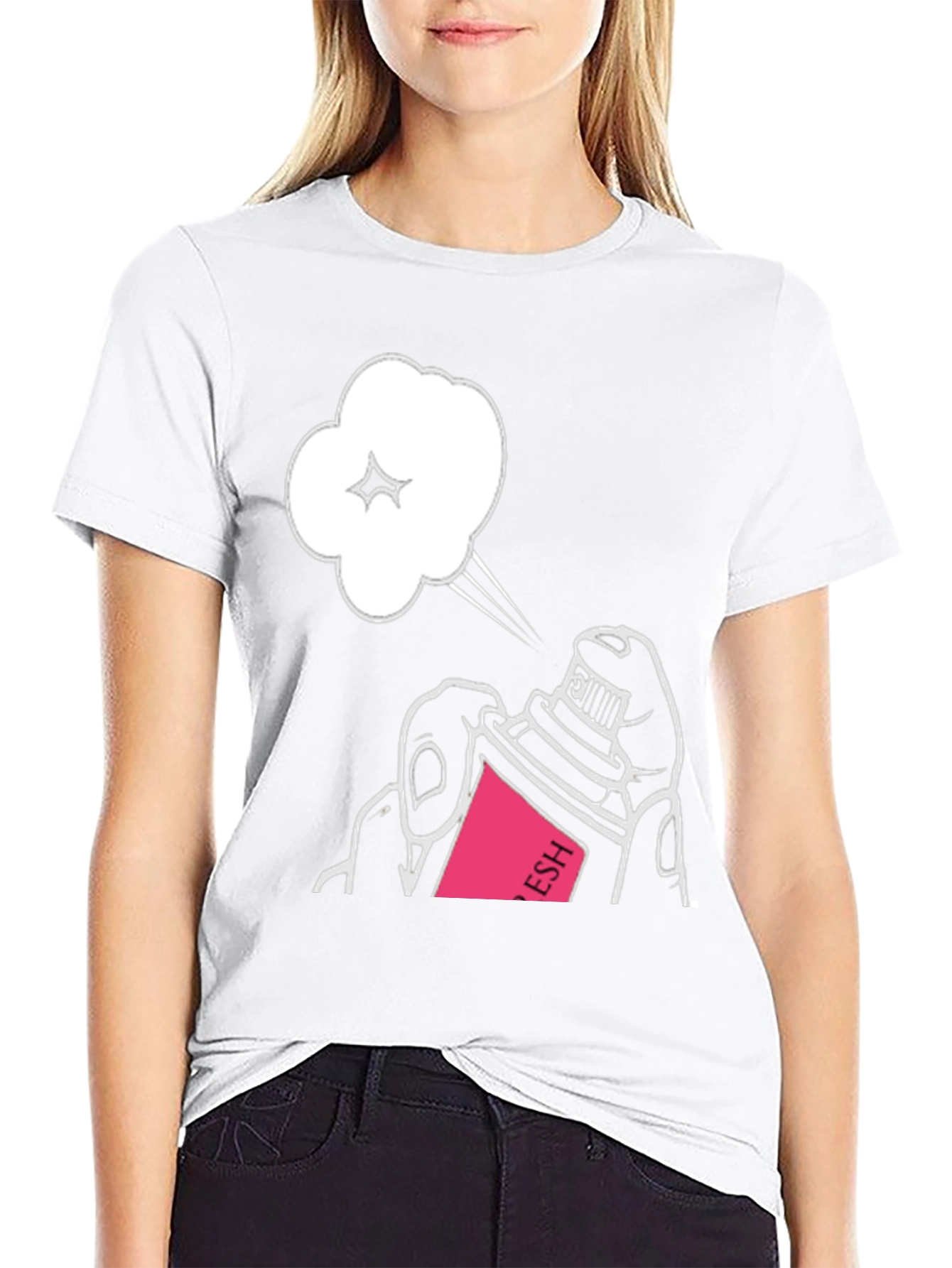 Spray Can Graphic T-Shirt