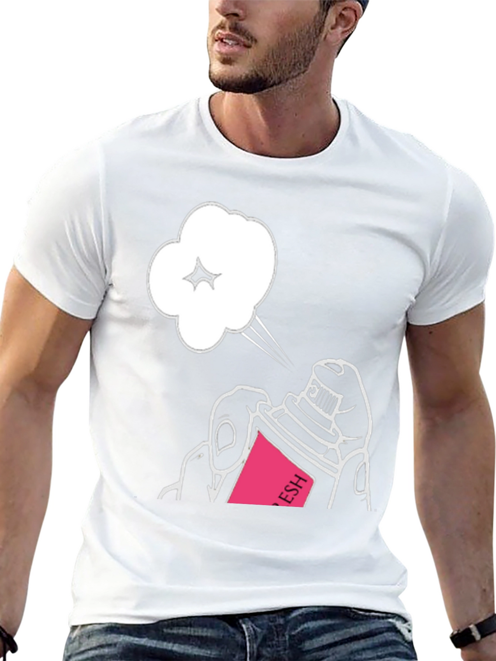 Spray Can Graphic T-Shirt