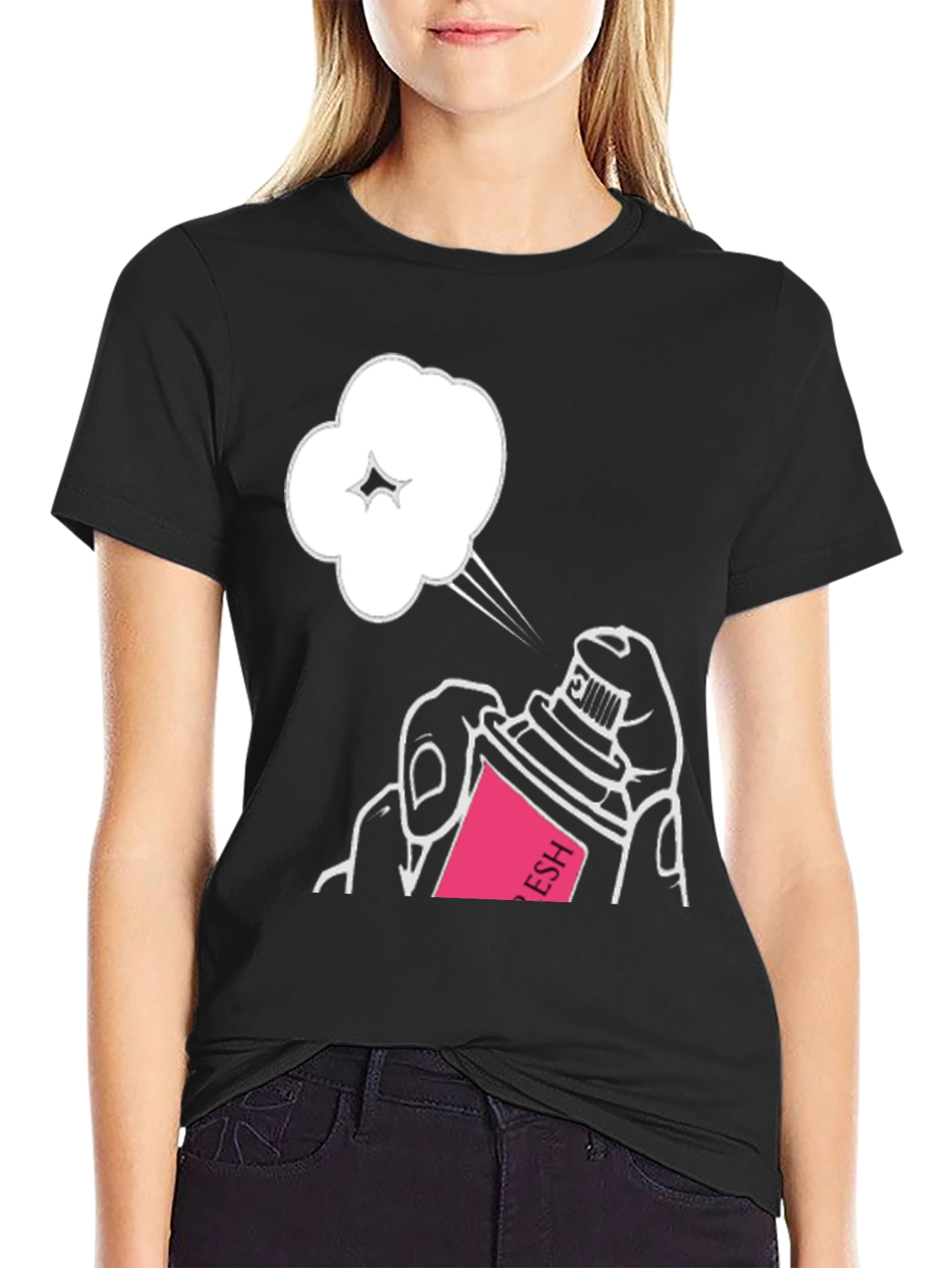 Spray Can Graphic T-Shirt