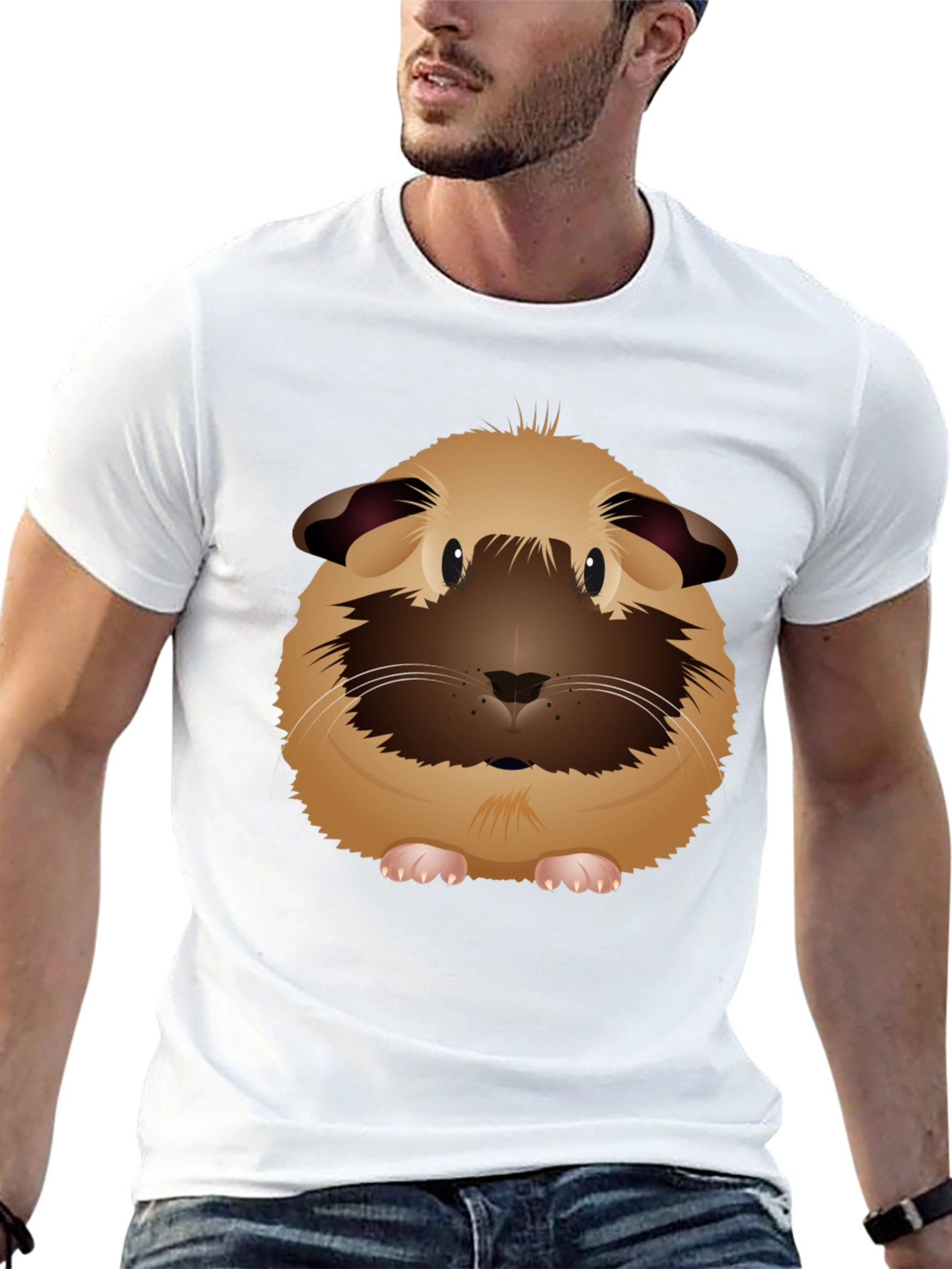 Guinea Pig Graphic Tee - Novelty T-Shirt
