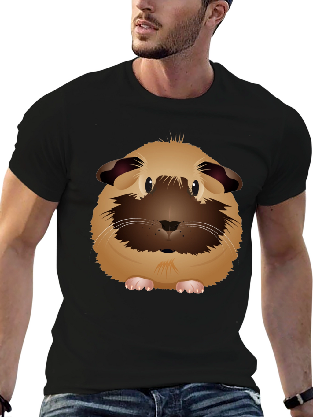 Guinea Pig Graphic Tee - Novelty T-Shirt