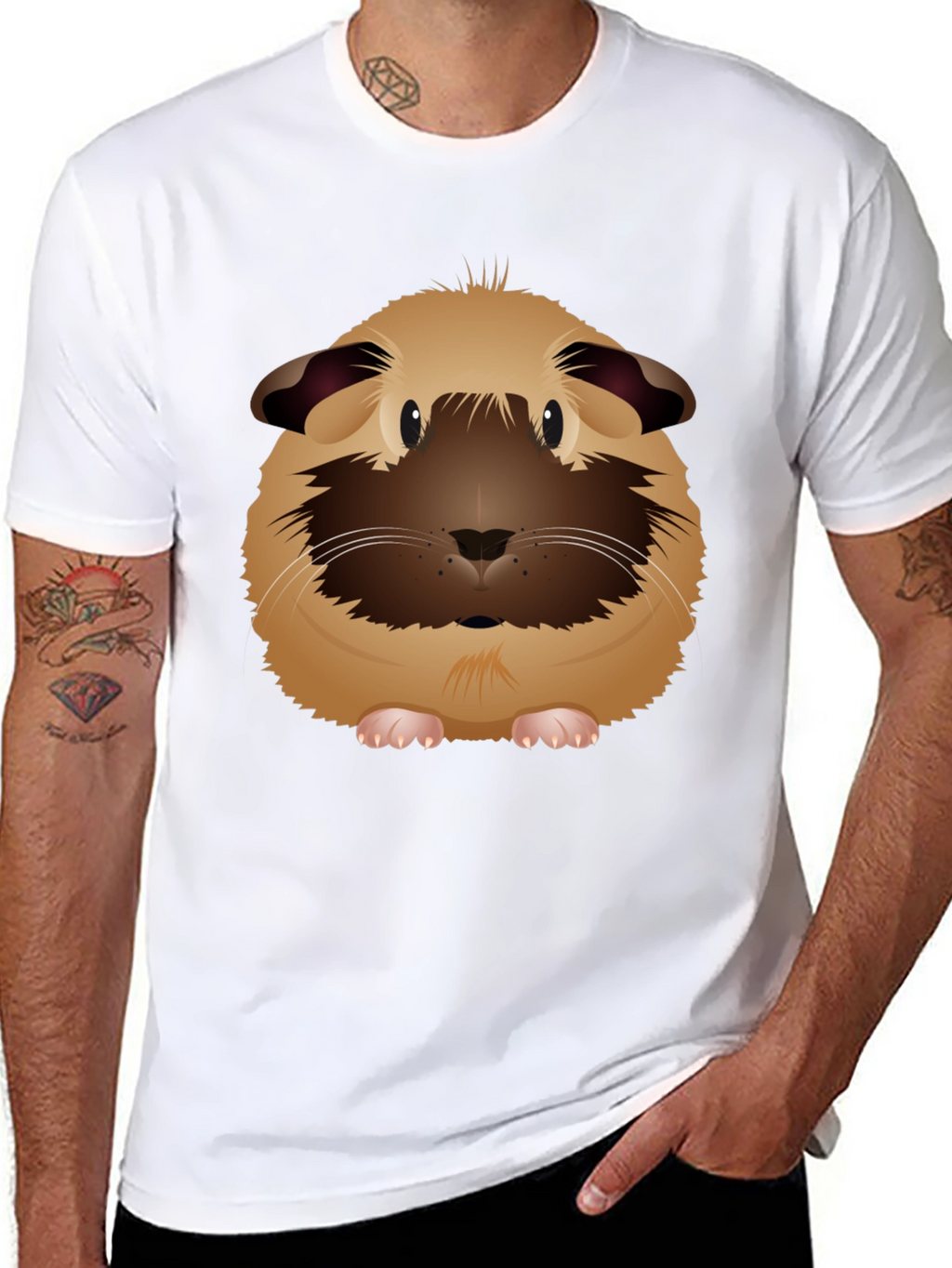 Guinea Pig Graphic Tee - Novelty T-Shirt