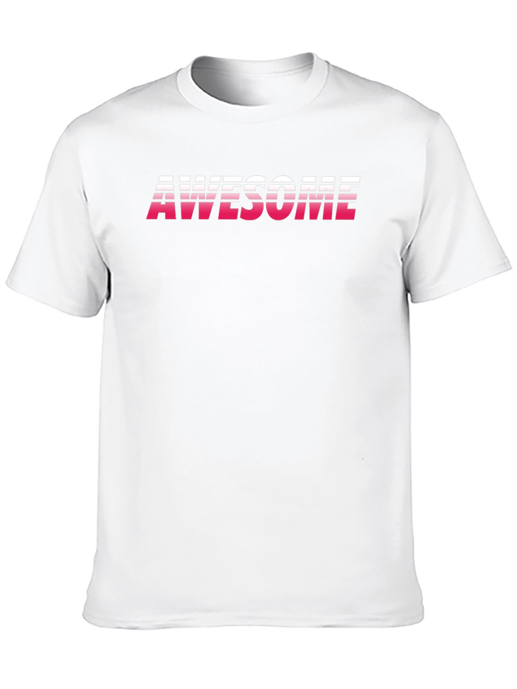 Awesome Retro Gradient Graphic T-Shirt