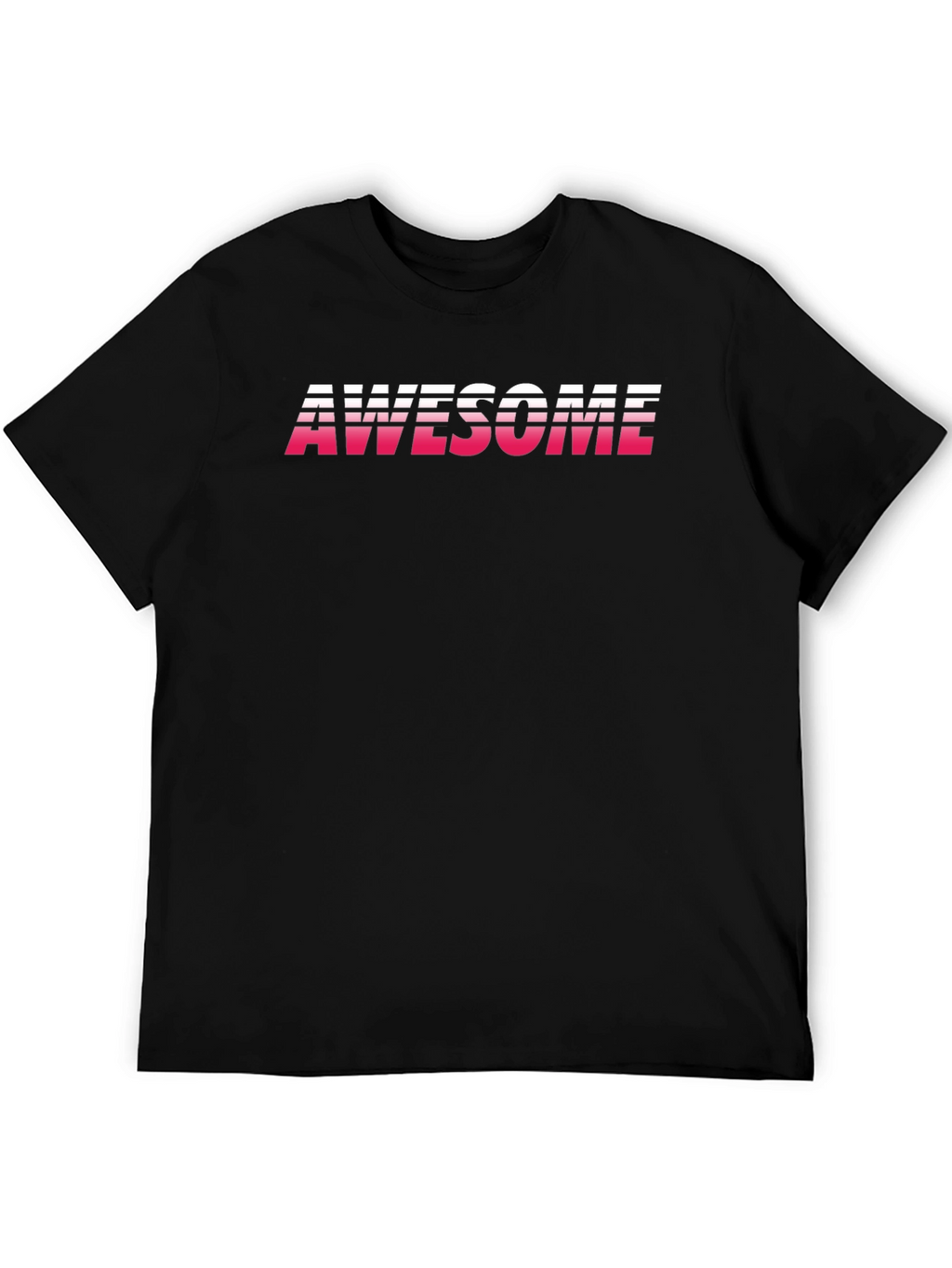 Awesome Retro Gradient Graphic T-Shirt