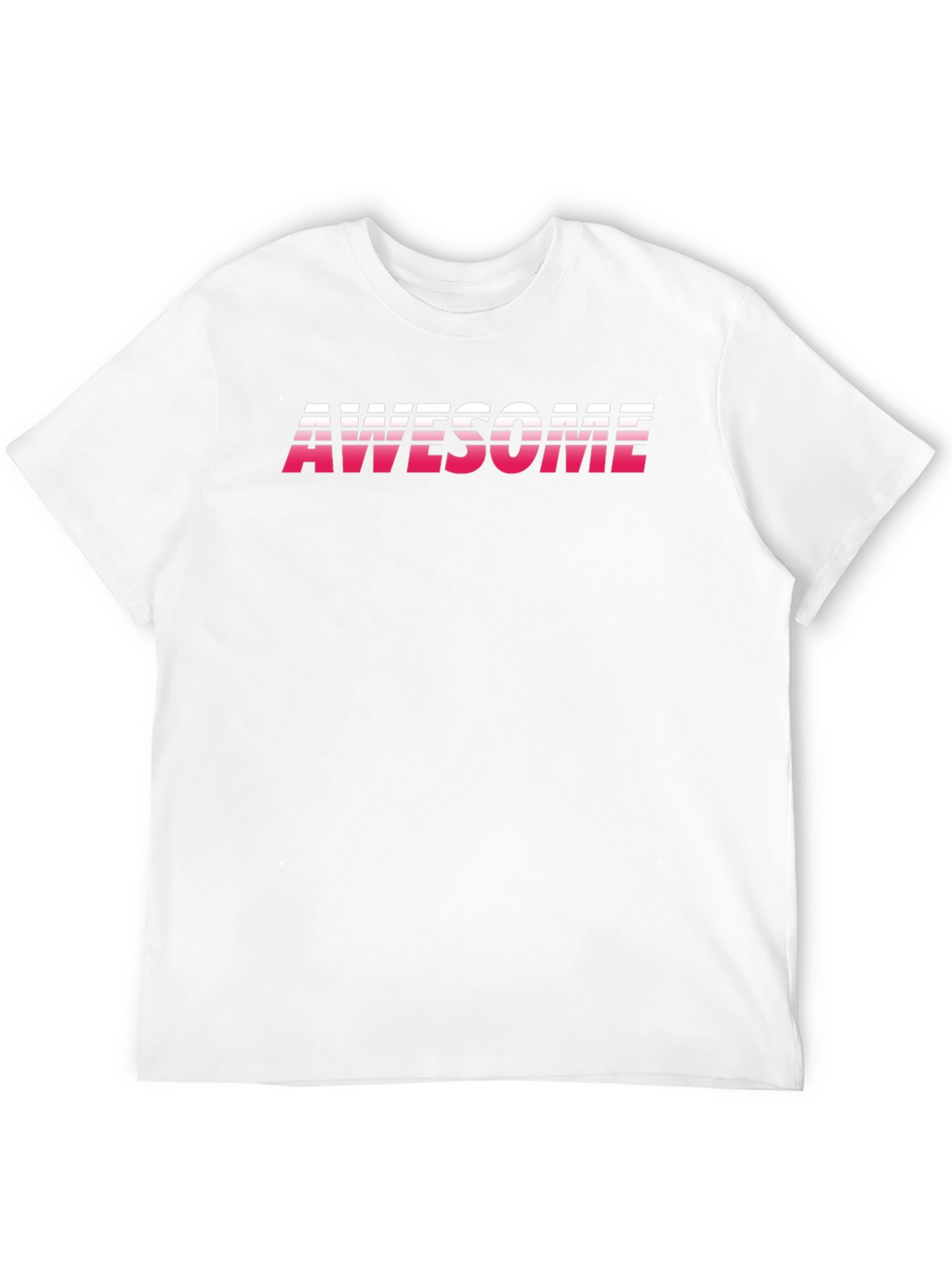 Awesome Retro Gradient Graphic T-Shirt