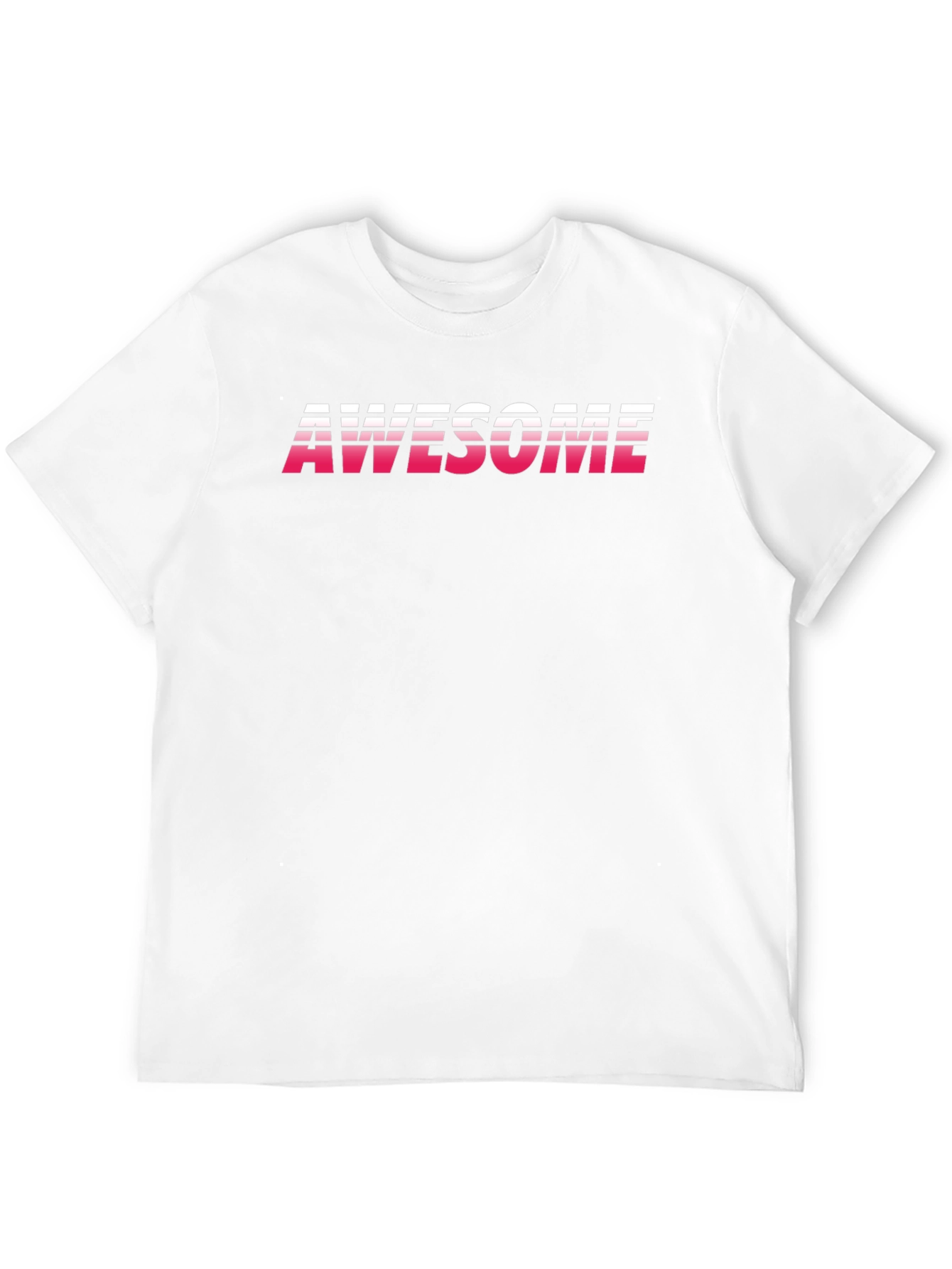 Awesome Retro Gradient Graphic T-Shirt