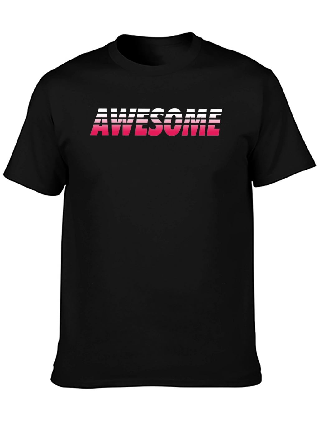 Awesome Retro Gradient Graphic T-Shirt