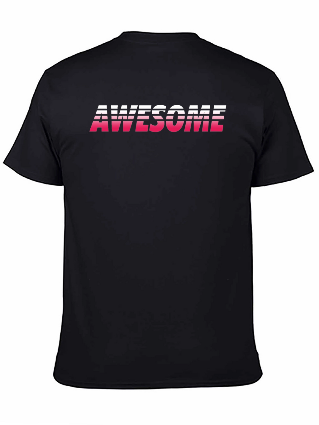 Awesome Retro Gradient Graphic T-Shirt