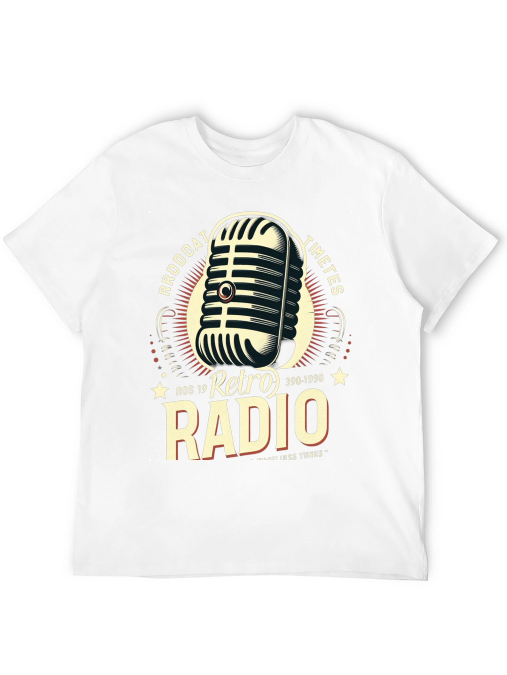 Retro Radio Broadcast Graphic T-Shirt