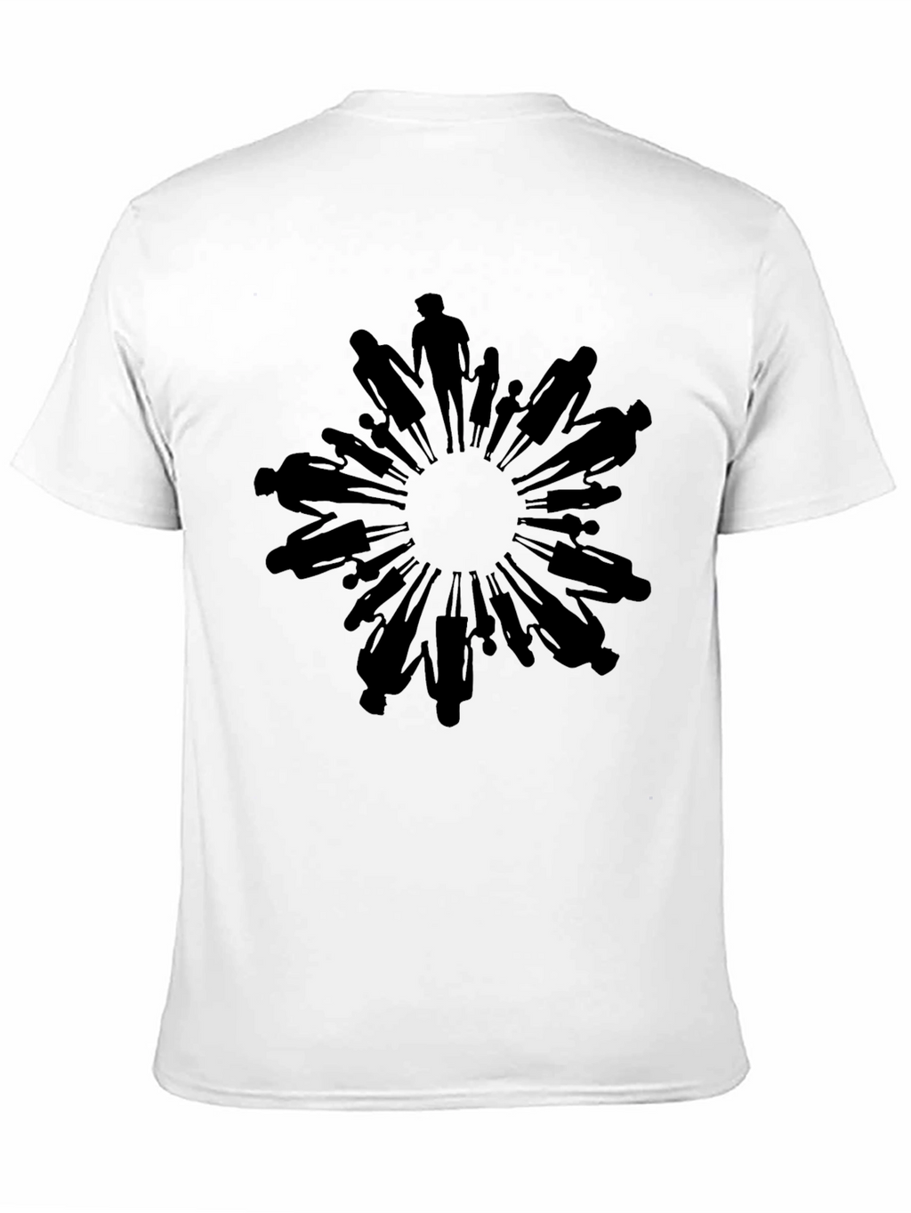 Unity Circle Graphic Tee - Black Crew Neck