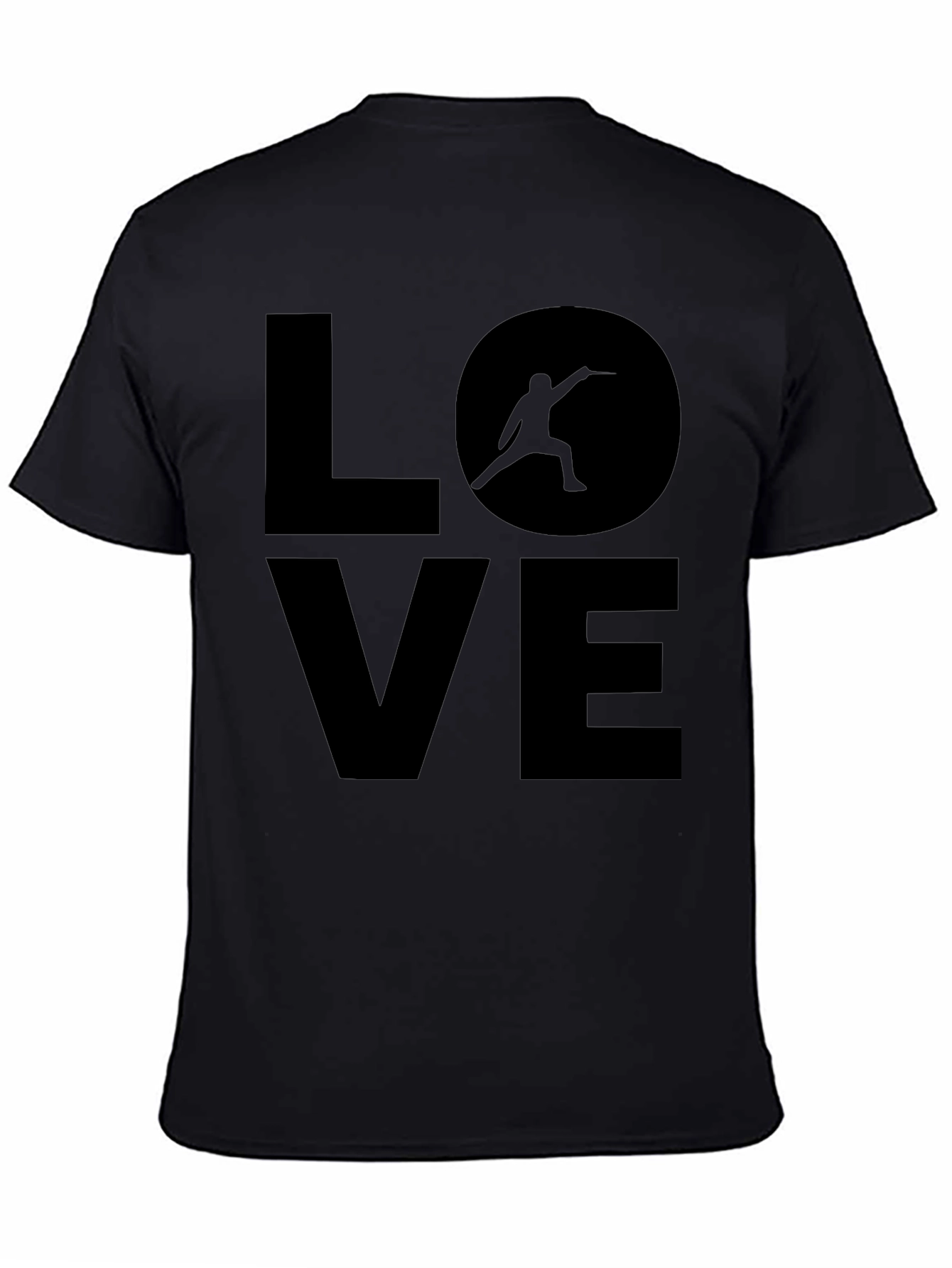Fencing LOVE Graphic Tee - Sport Enthusiast Shirt