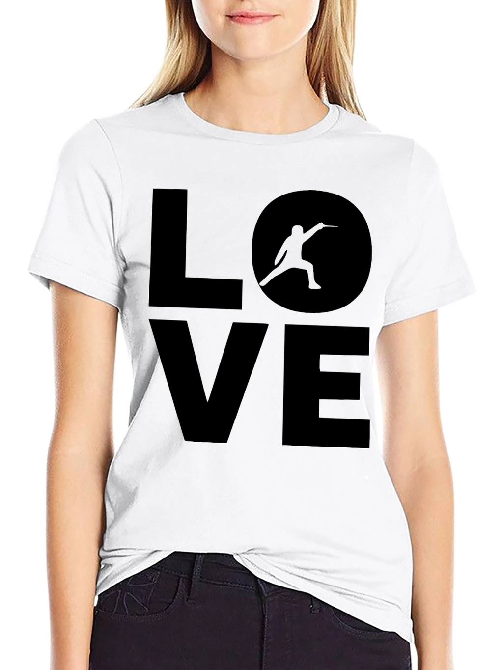 Fencing LOVE Graphic Tee - Sport Enthusiast Shirt