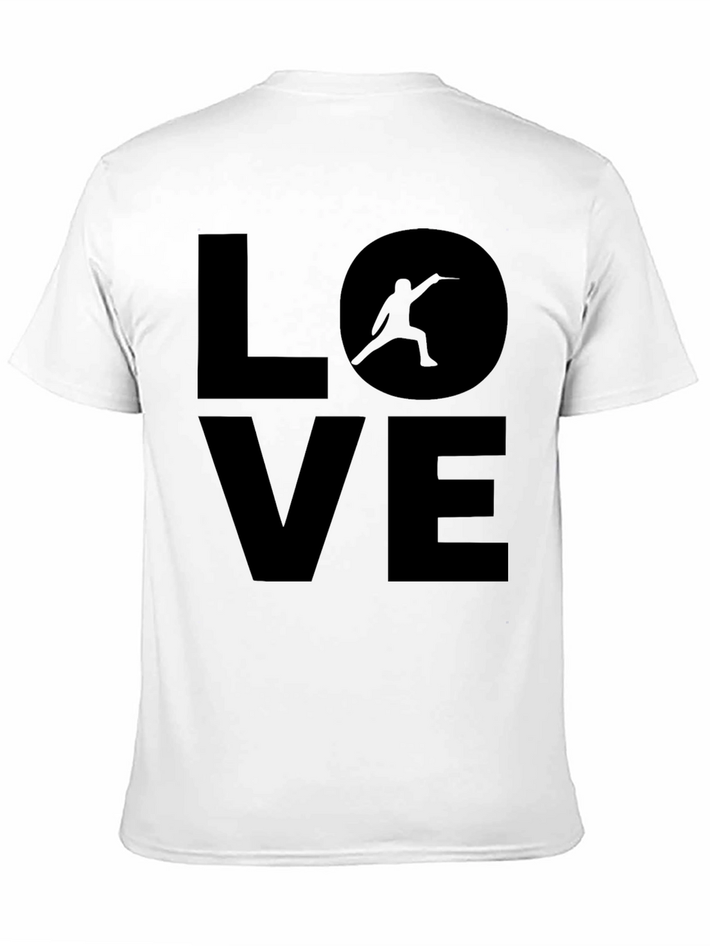 Fencing LOVE Graphic Tee - Sport Enthusiast Shirt