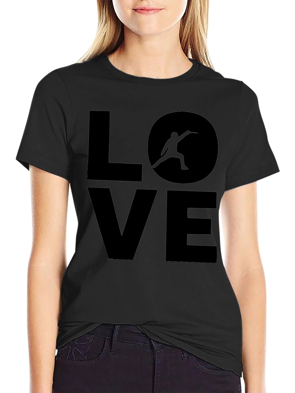 Fencing LOVE Graphic Tee - Sport Enthusiast Shirt