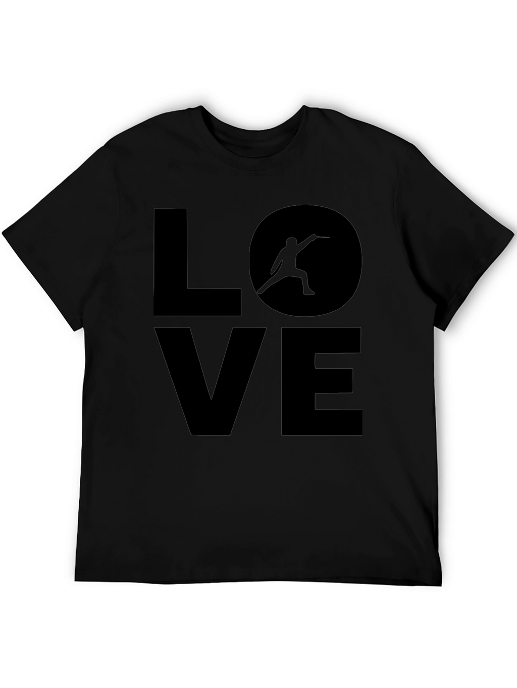 Fencing LOVE Graphic Tee - Sport Enthusiast Shirt
