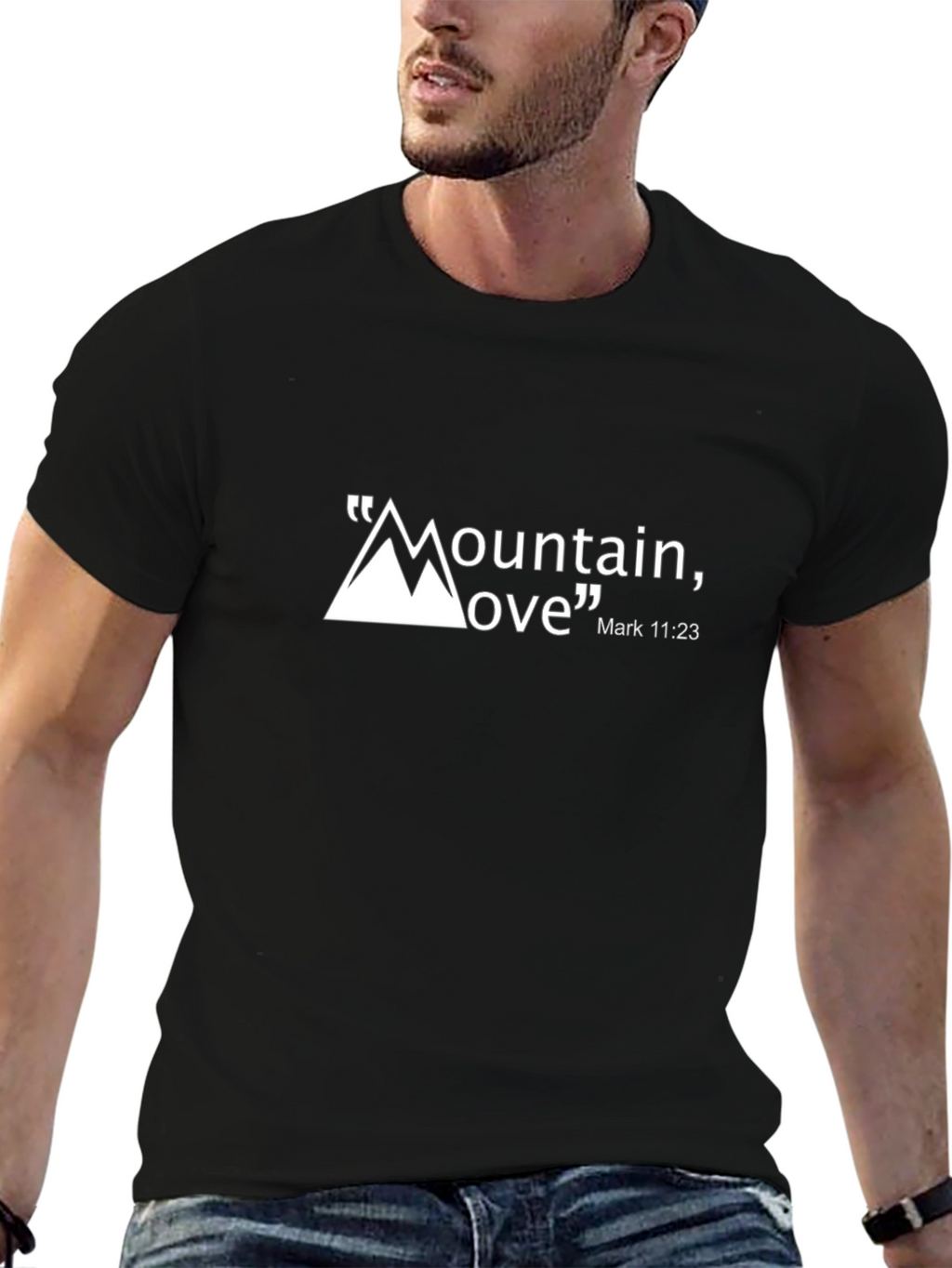 Mountain Move Graphic Tee - Inspiring Black T-Shirt