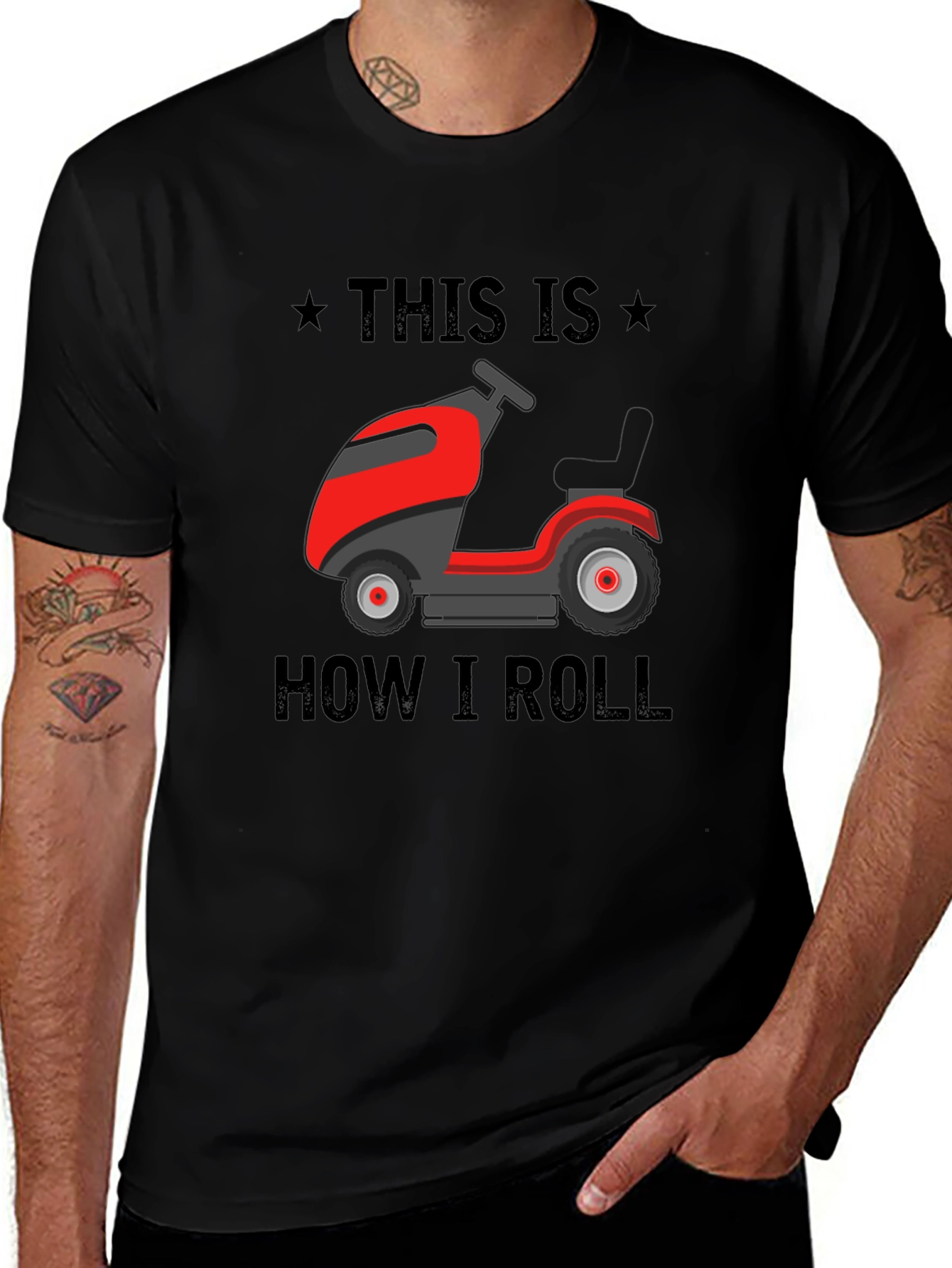 This Is How I Roll Lawn Mower T-Shirt