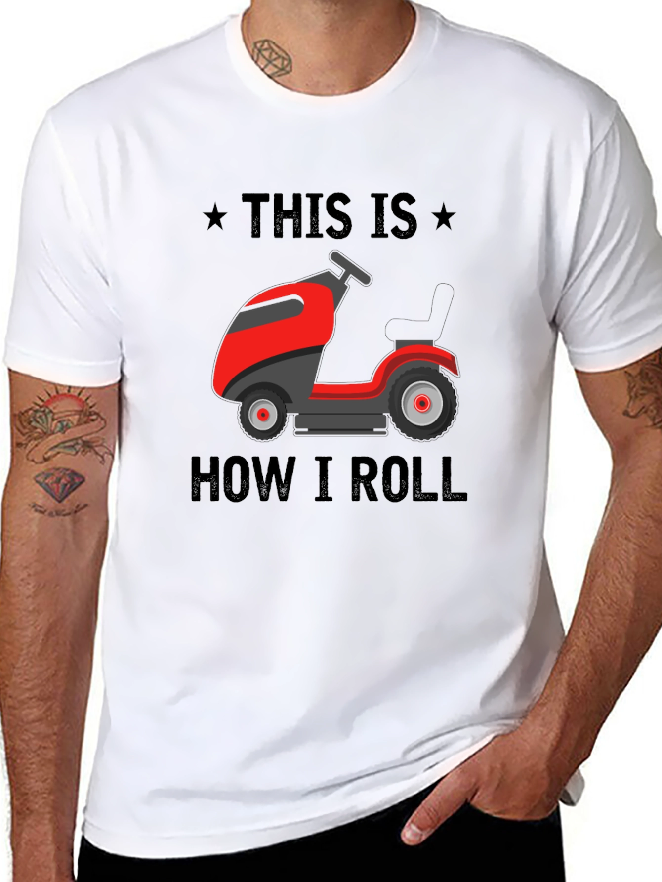This Is How I Roll Lawn Mower T-Shirt