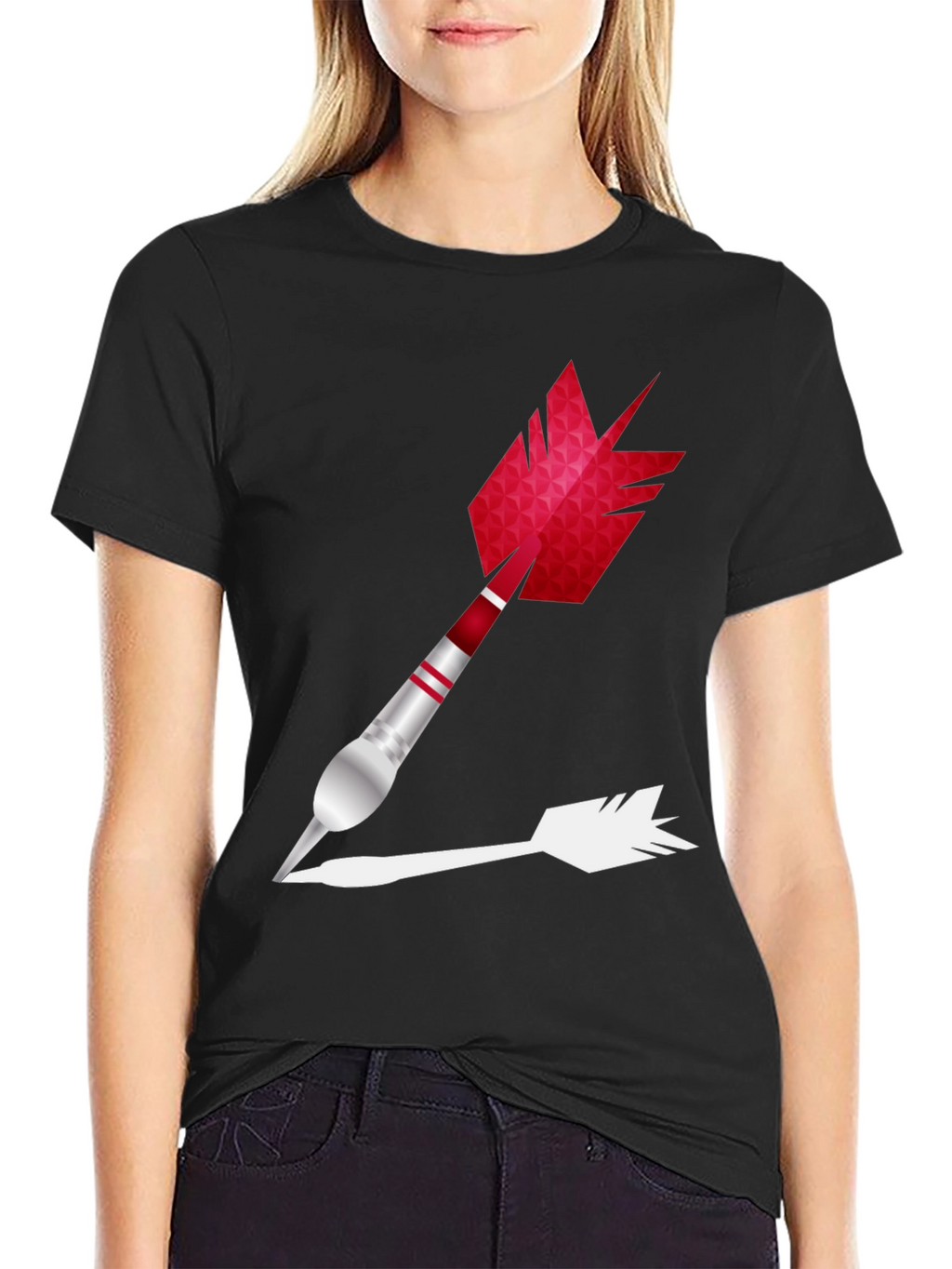 Dart Graphic Tee - Novelty Arrow Design