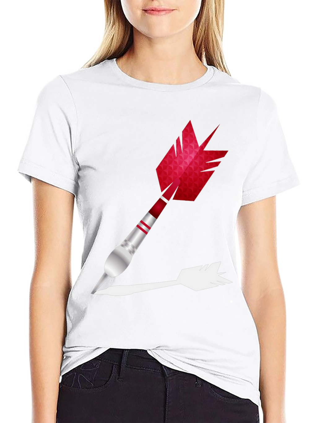 Dart Graphic Tee - Novelty Arrow Design