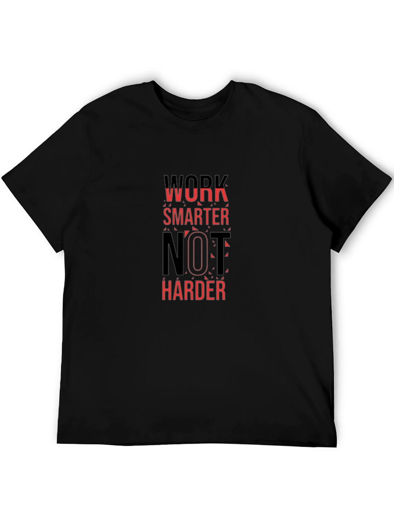 Work Smarter Graphic Tee - Black