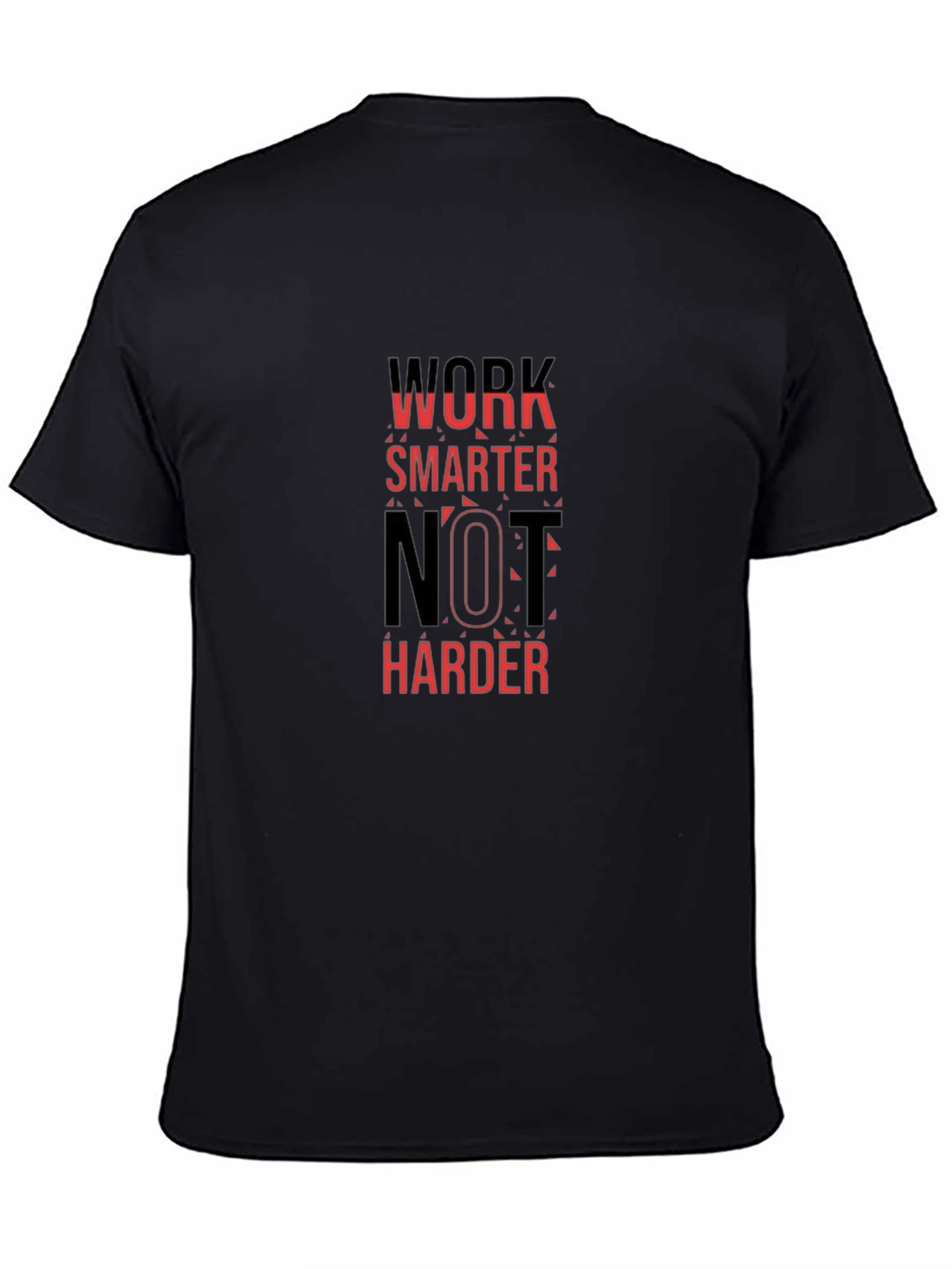 Work Smarter Graphic Tee - Black