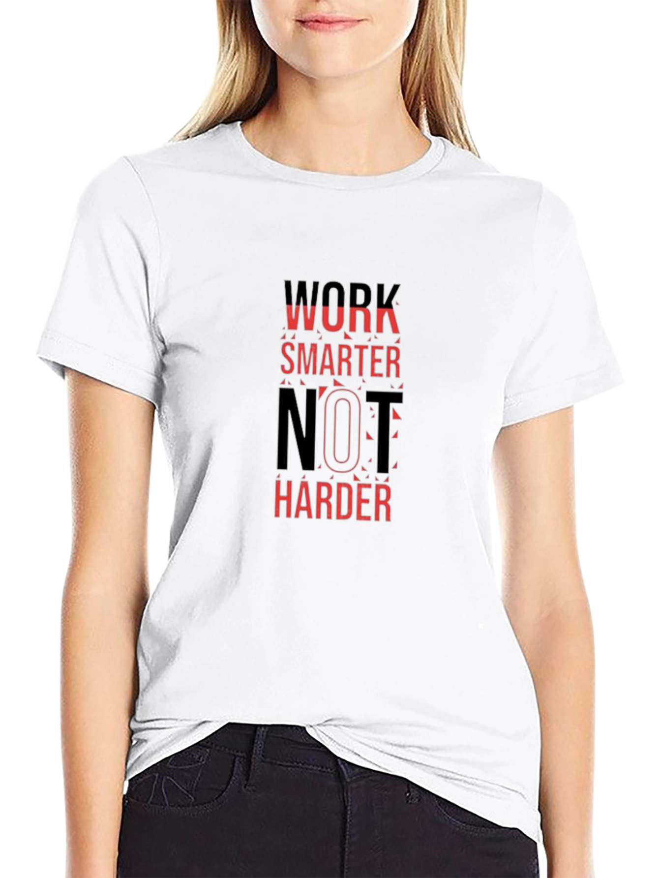 Work Smarter Graphic Tee - Black